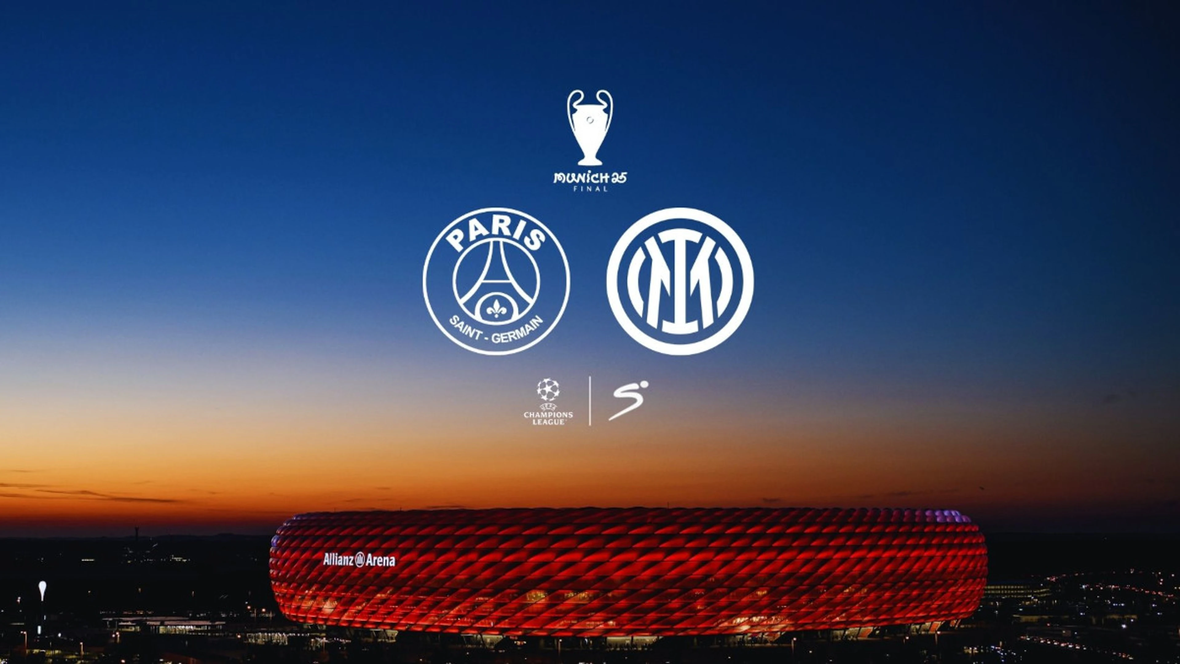 The stage is set for a blockbuster showdown in Munich: PSG v Inter Milan