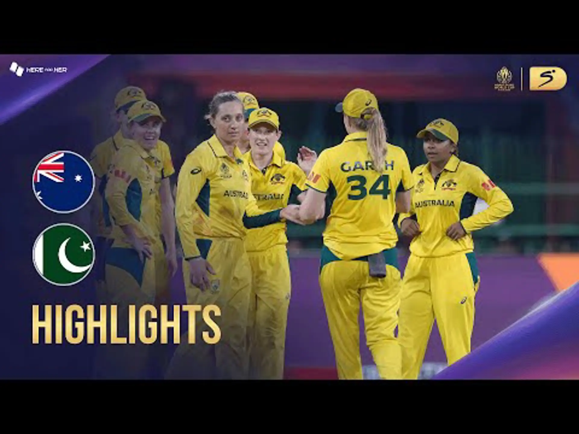Australia W v Pakistan W | Match Highlights | ICC Women's CWC 2025
