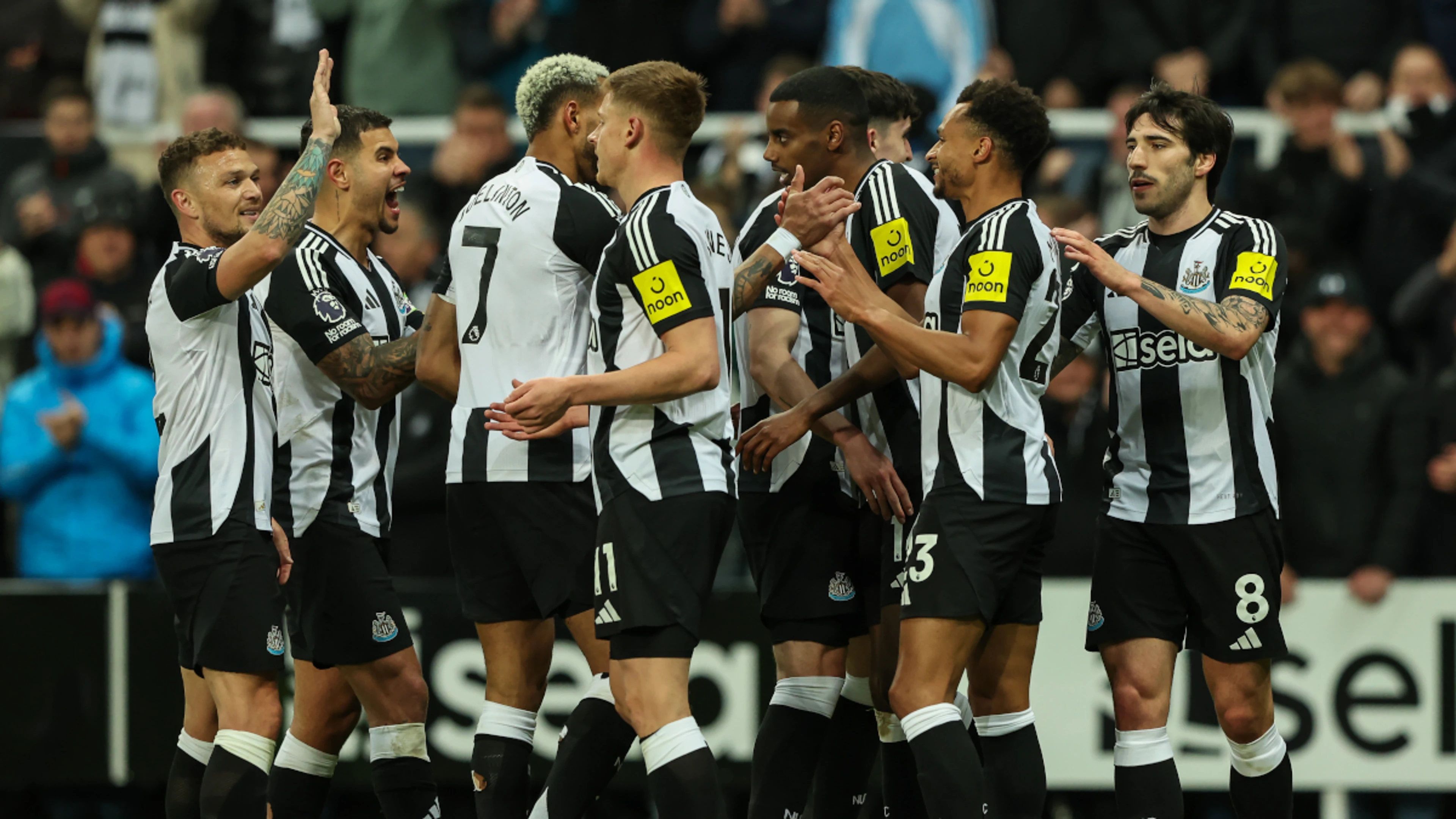 Newcastle thrash Crystal Palace to go third in Premier League