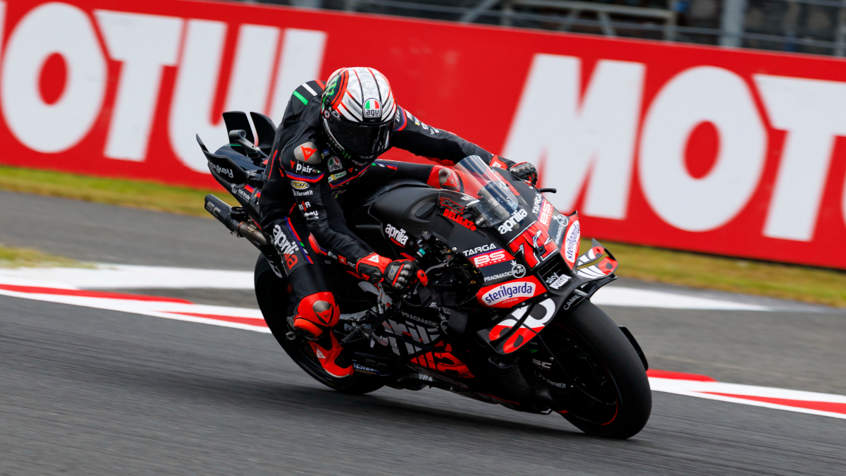 Aprilia's Bezzecchi breaks lap record to clinch pole at Indonesian MotoGP