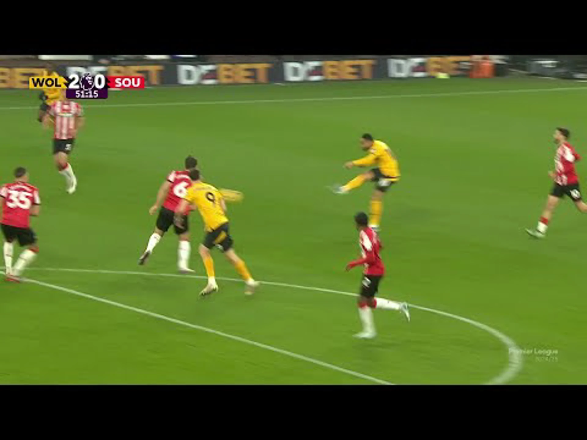 Matheus Cunha | 51ˢᵗ Minute Spectacular Short Goal v Southampton