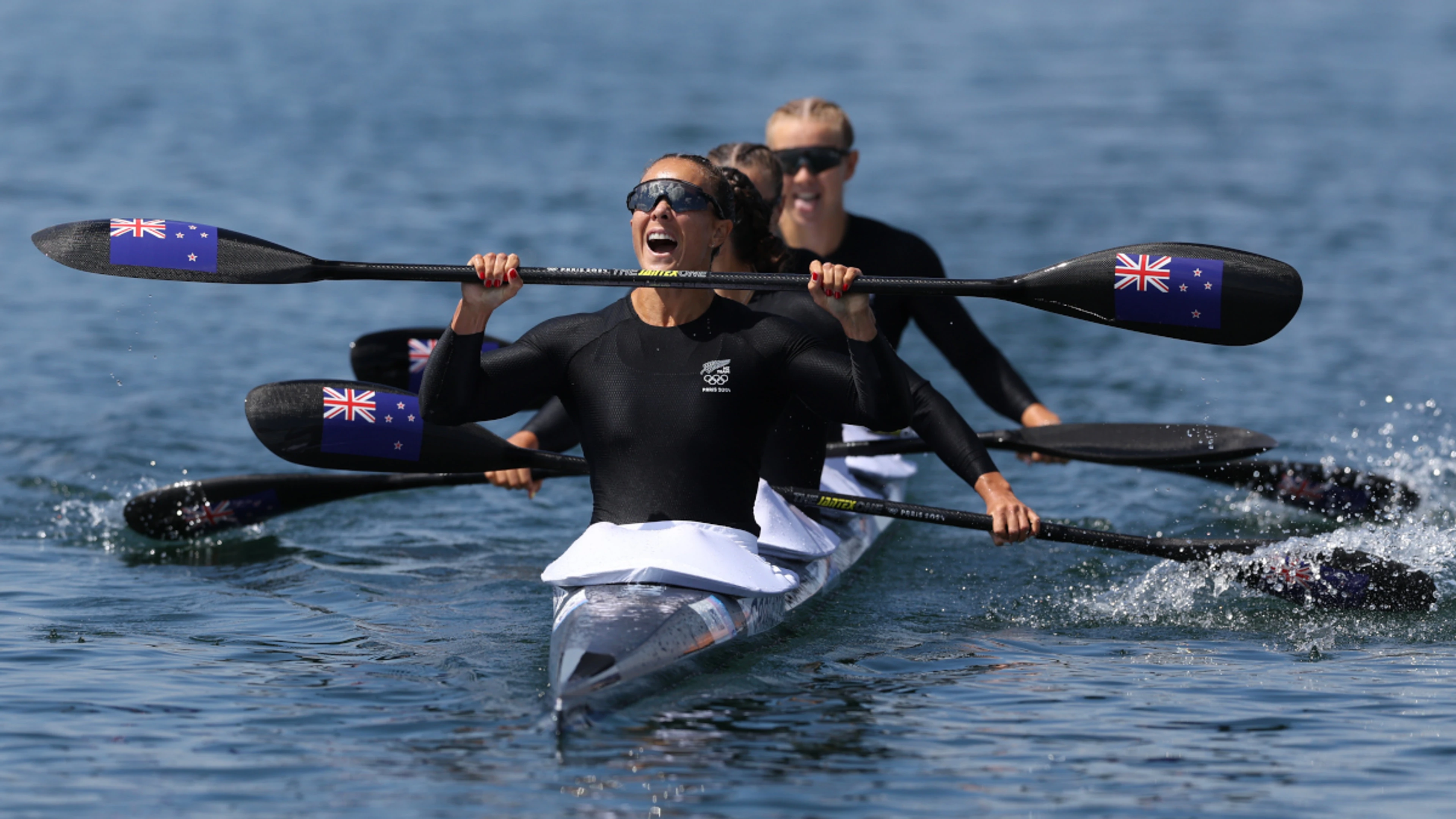 Carrington grabs another gold as New Zealand win kayak double race
