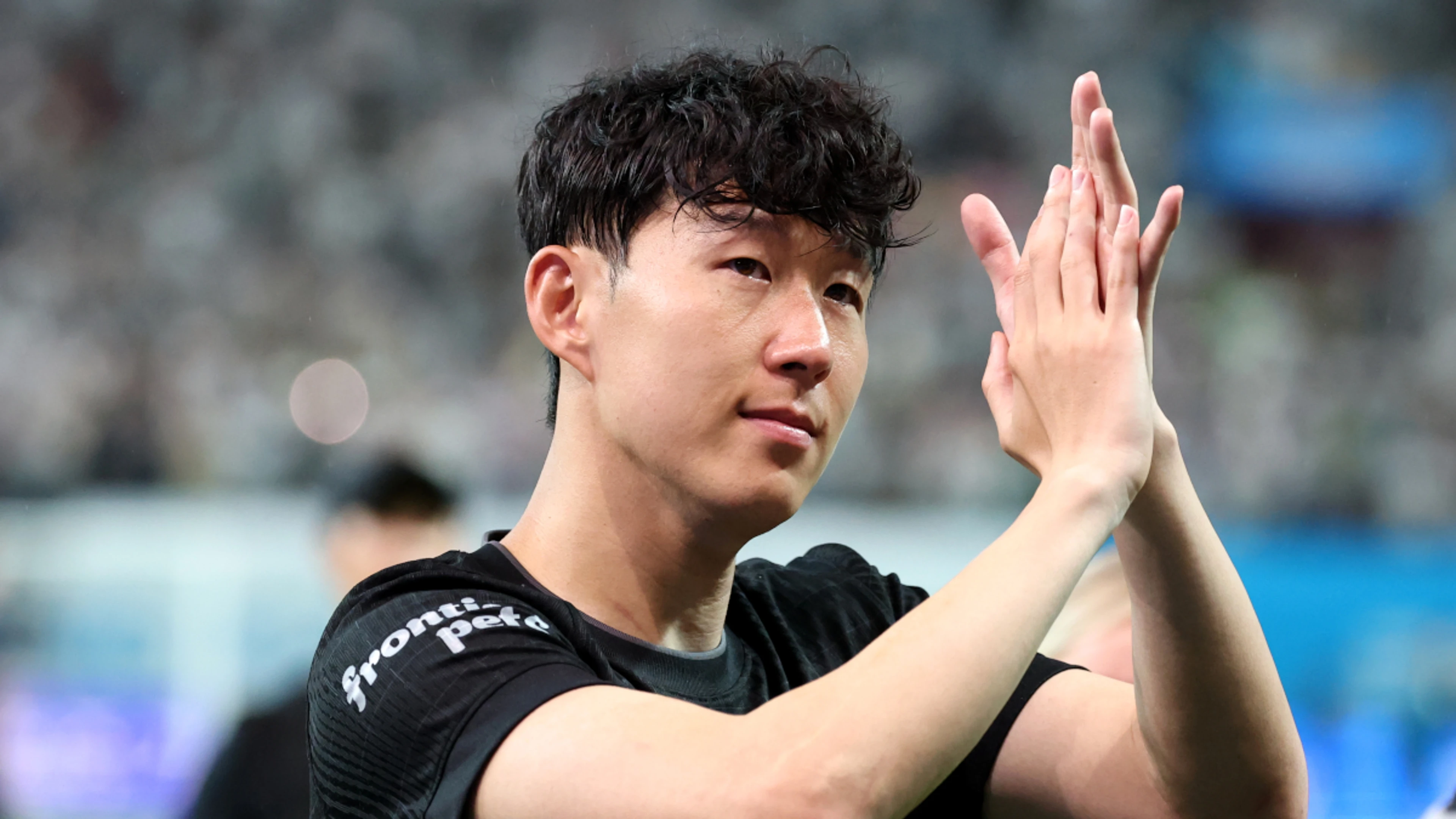 Departing Spurs captain Son in tears on emotional evening