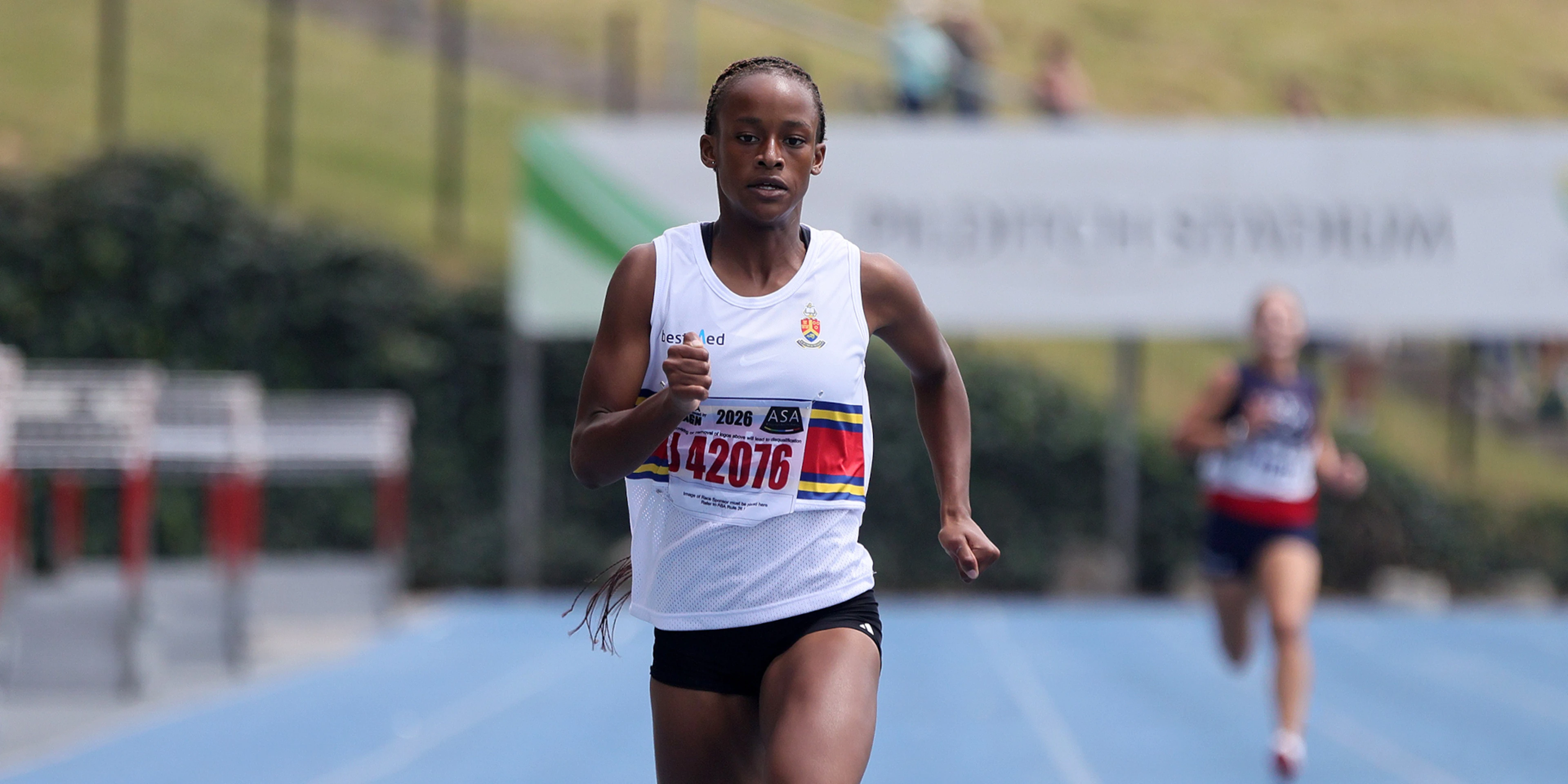 Ramokgopa sets the fastest time in the world in the U20 hurdles for 2026