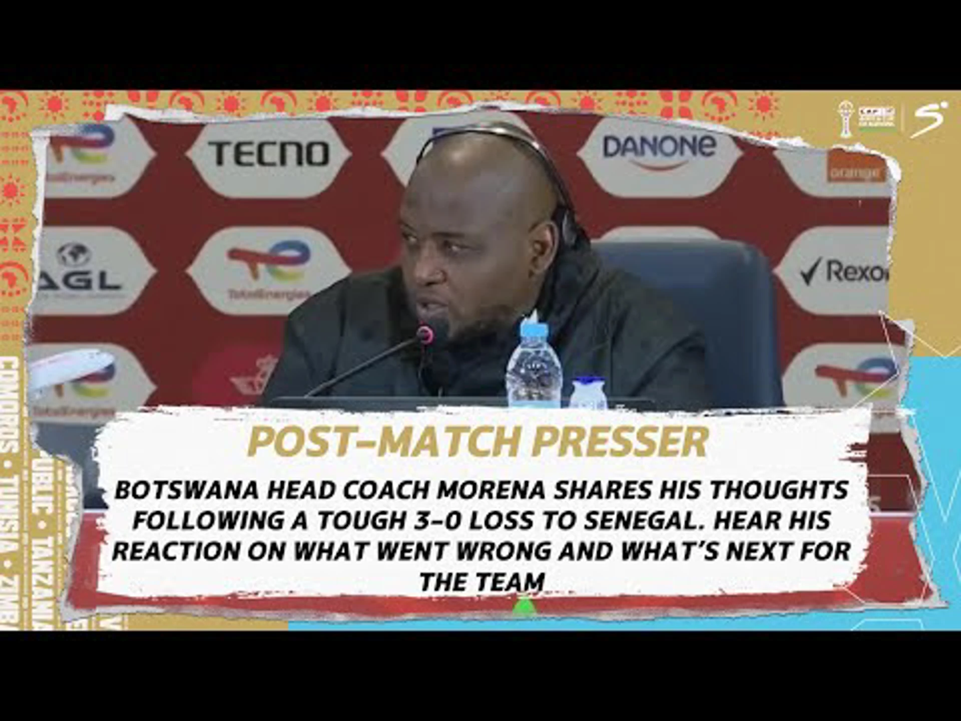 Botswana Coach Reacts After 3-0 Defeat to Senegal | Post-Match Interview
