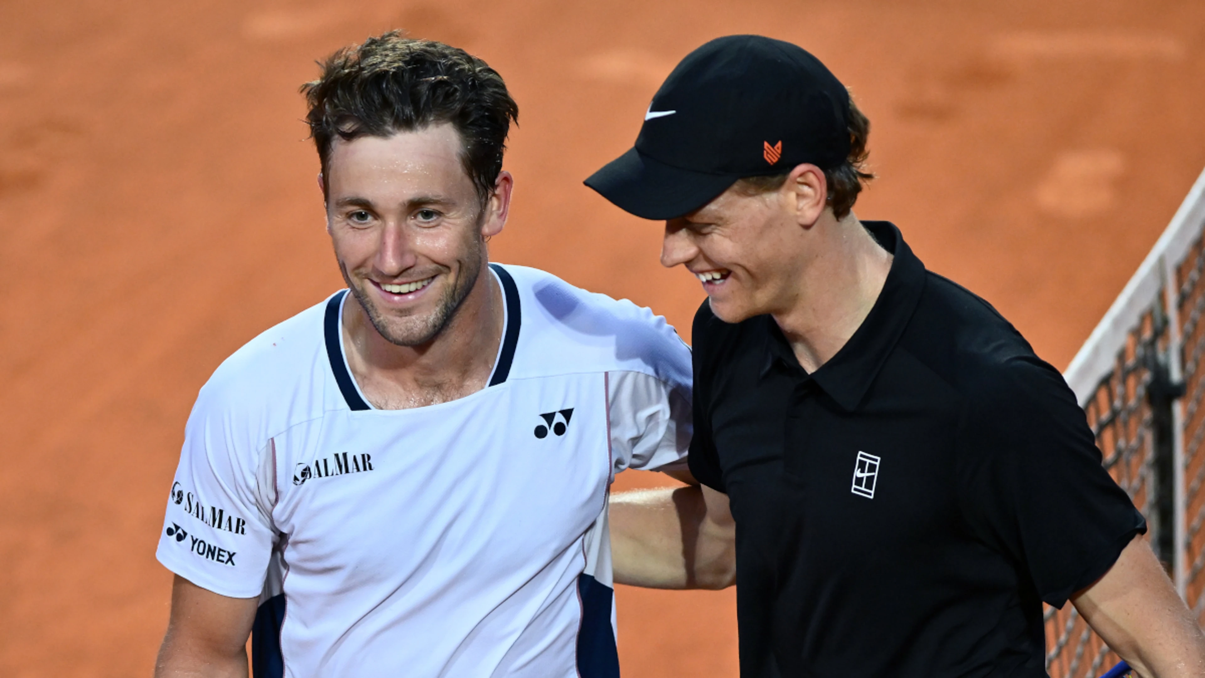 Ruud mesmerised by 'next level' Sinner in Rome destruction