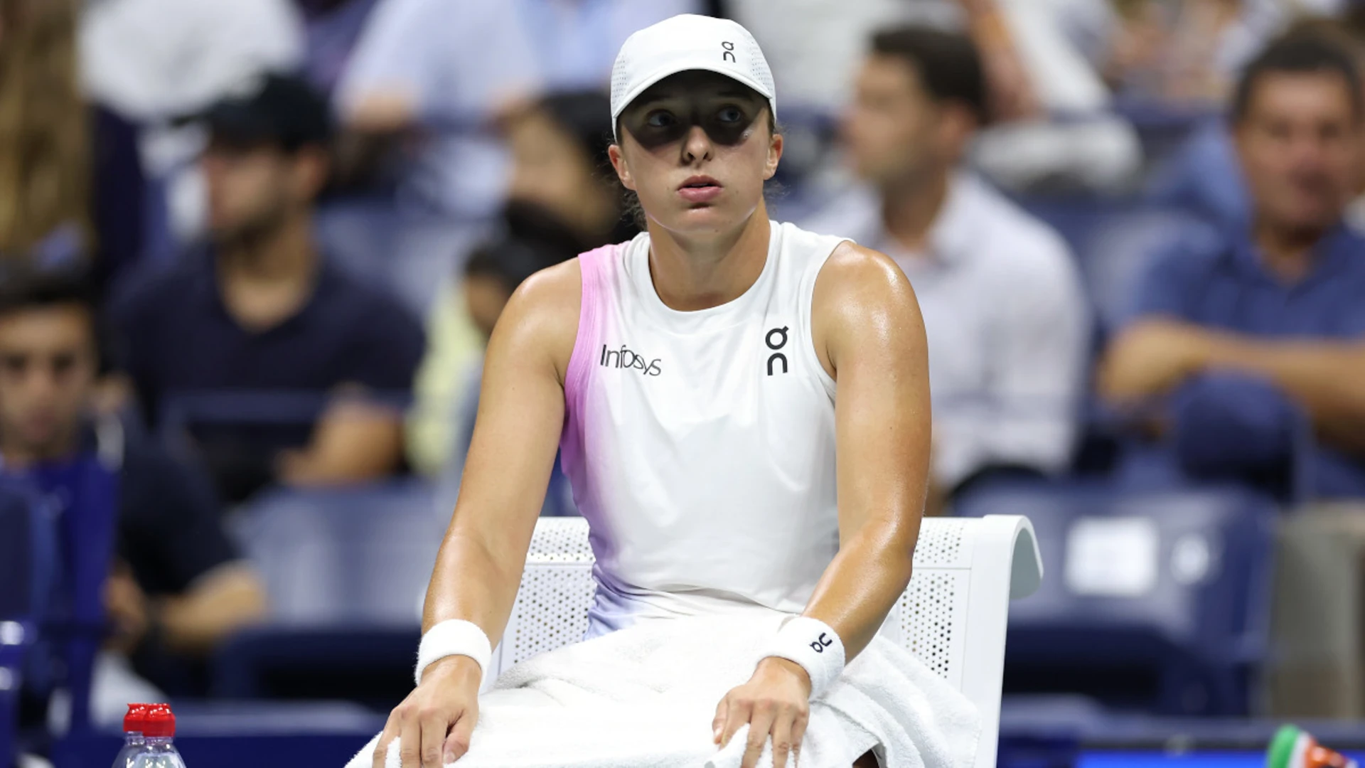 Swiatek sent crashing out of US Open by Pegula