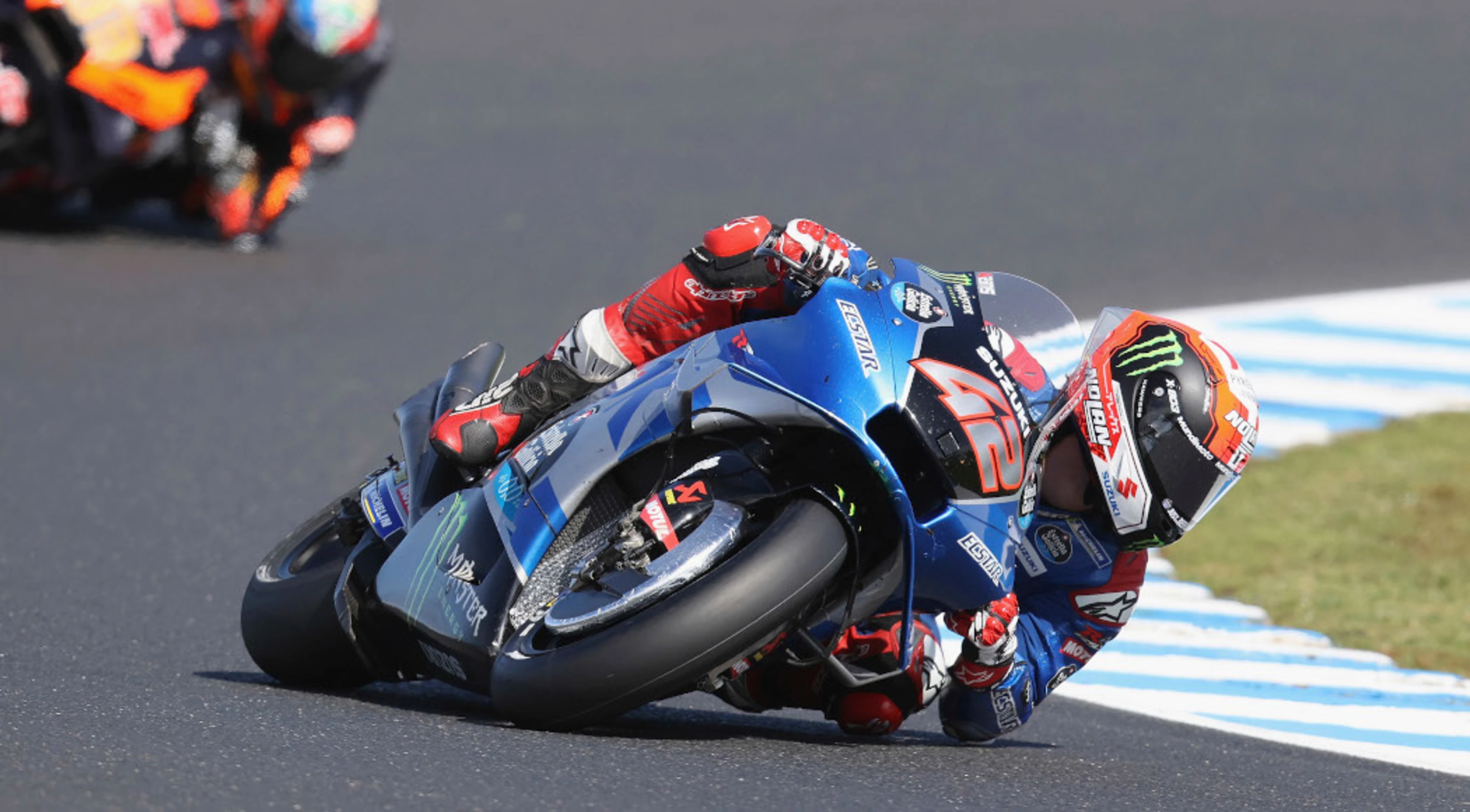 Rins wins Australian MotoGP as Quartararo crashes out