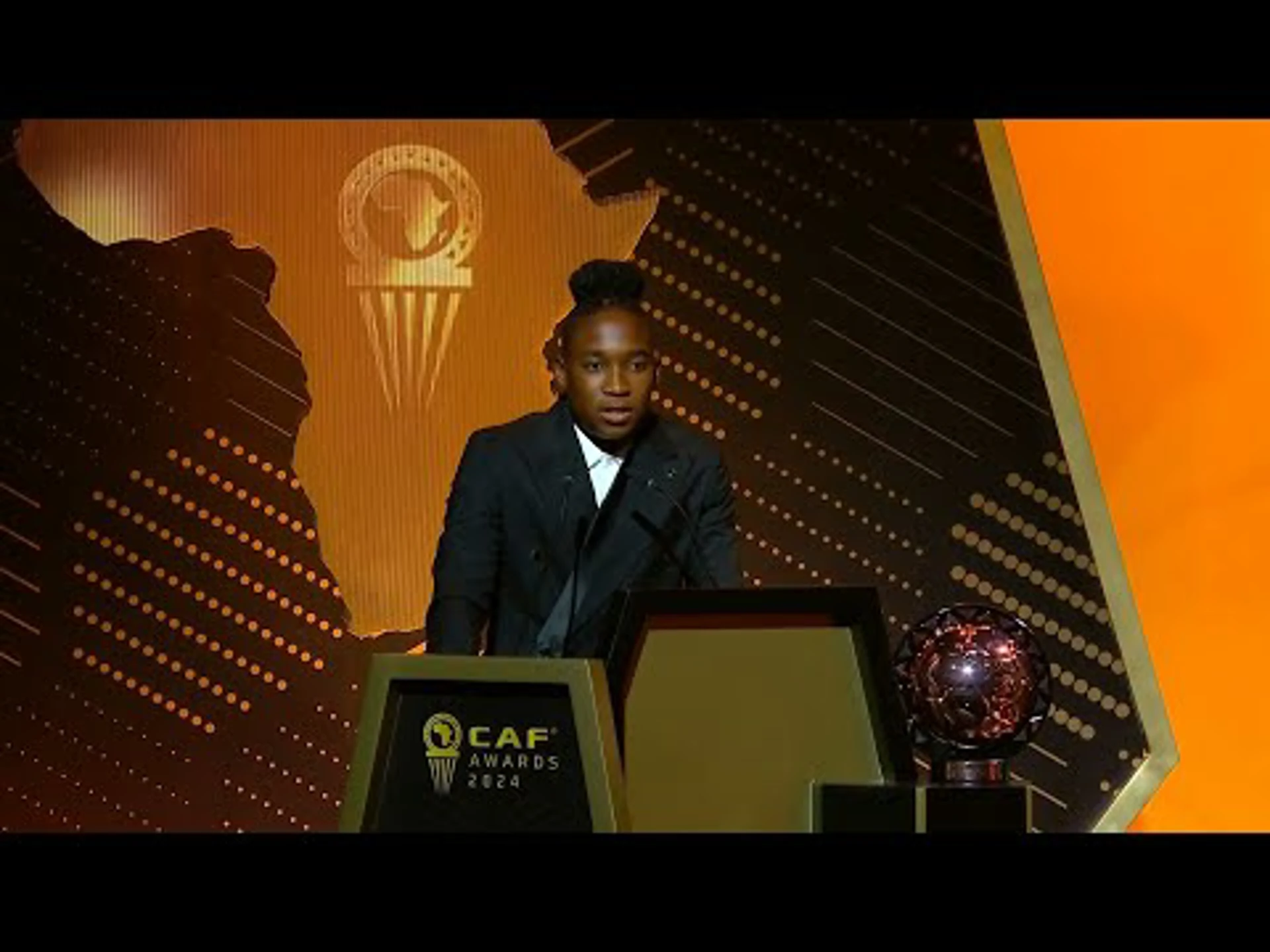 Barbra Banda acceptance speech | CAF Awards