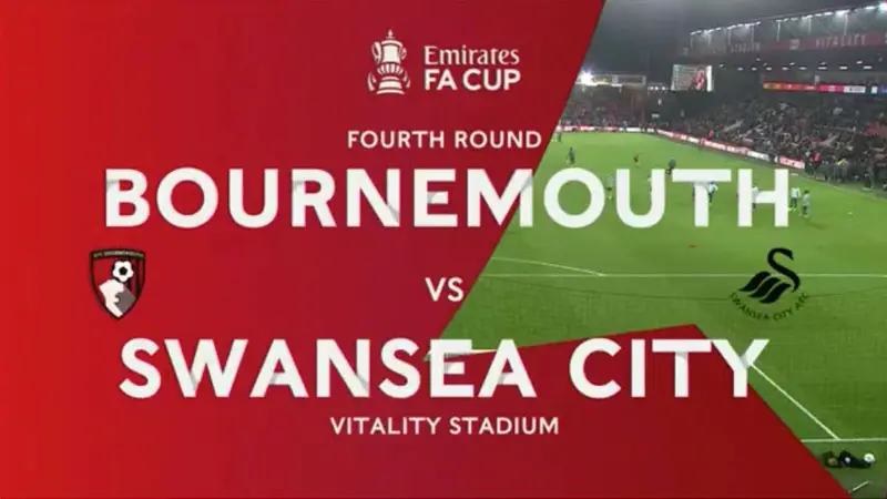 AFC Bournemouth v Swansea City | Match Highlights | Fourth Round | FA Cup