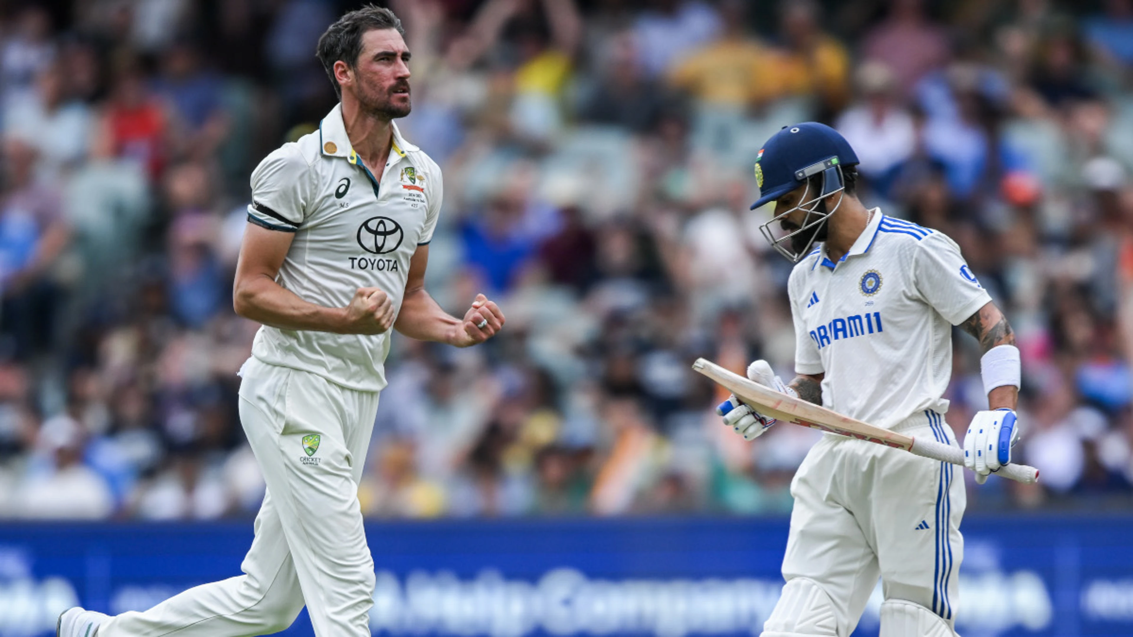 DAY 1: Australia on top in 2nd India test after Starc takes six