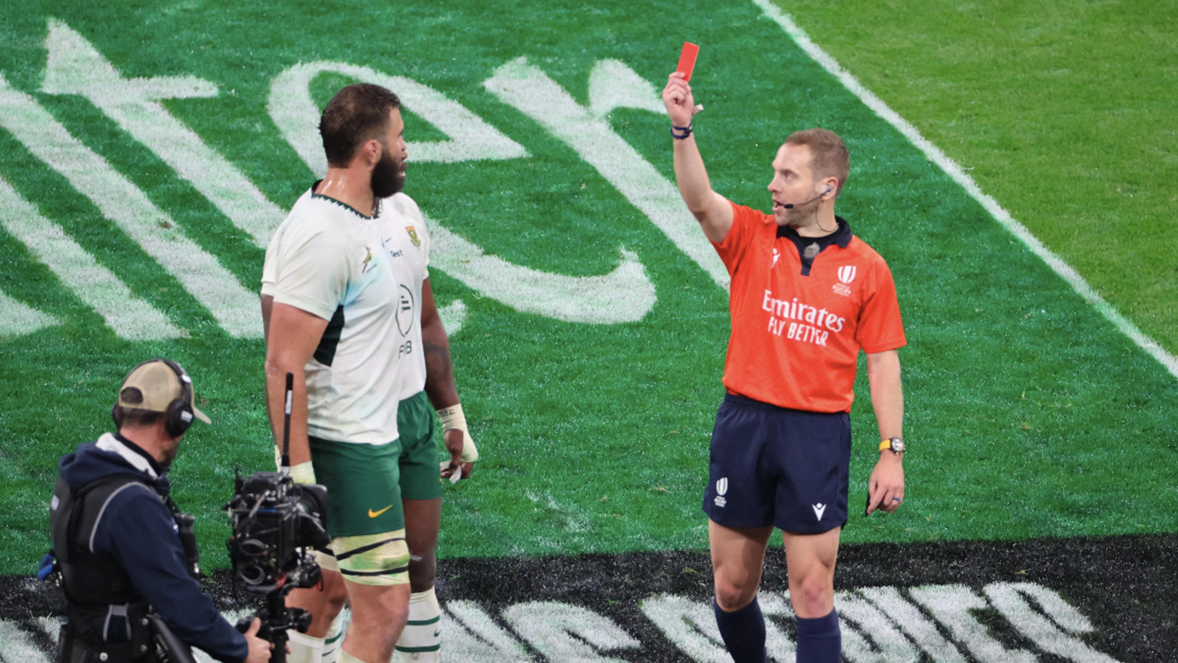 De Jager to miss rest of Bok tour after copping four-match ban