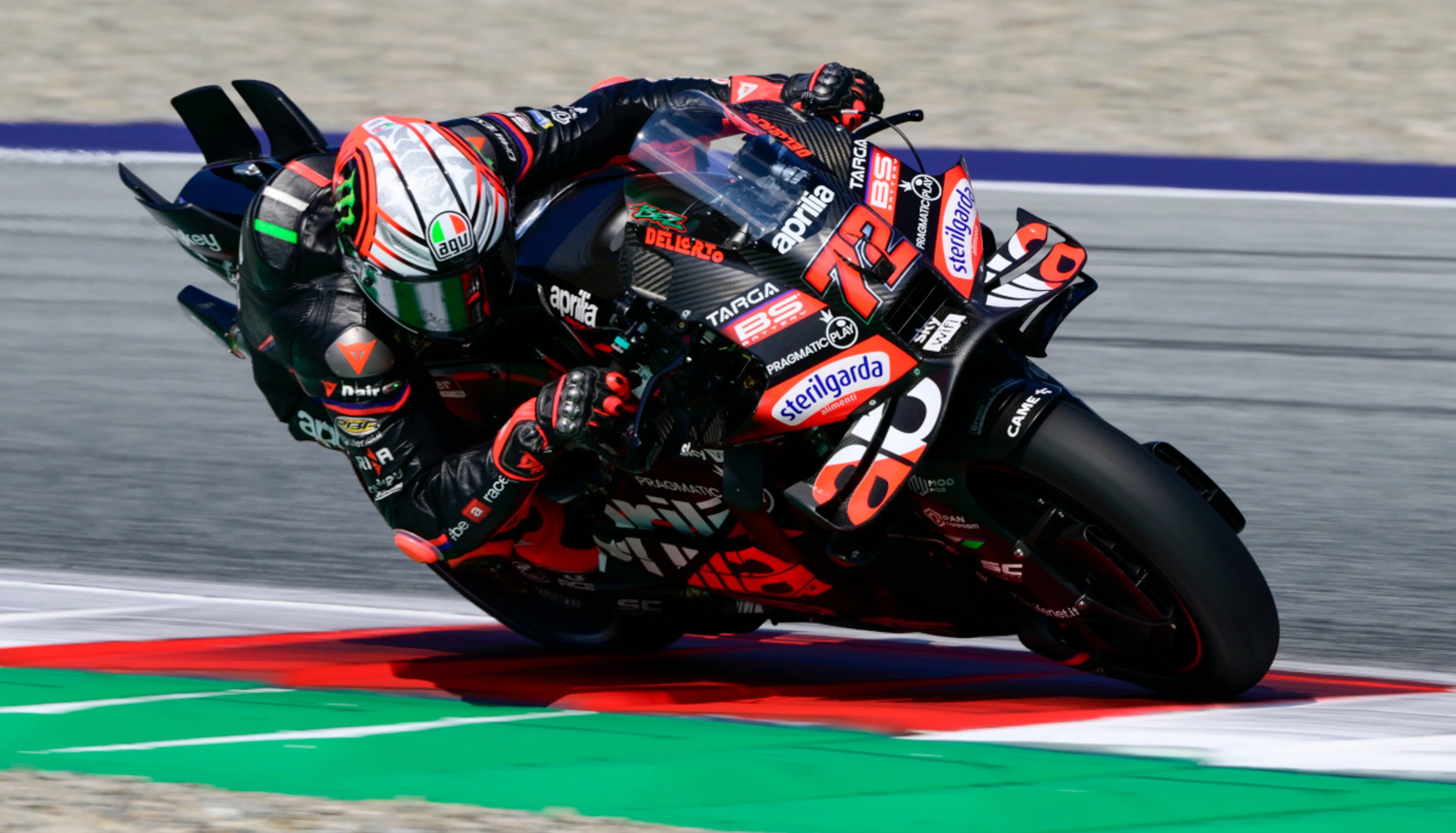 Bezzecchi takes pole for Austrian MotoGP as Marc Marquez crashes