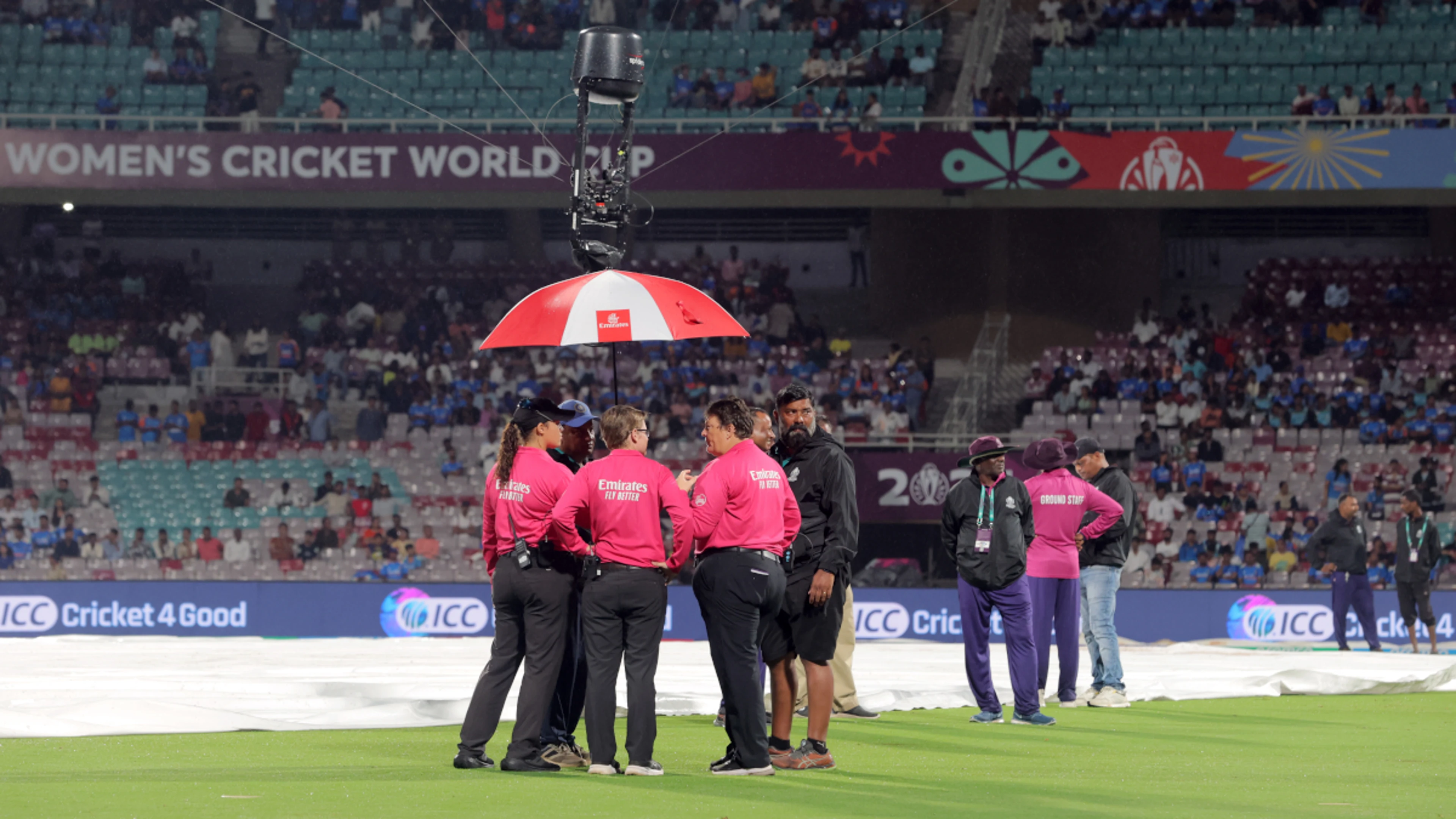Rain spoils India's tune-up for Women's World Cup semifinal