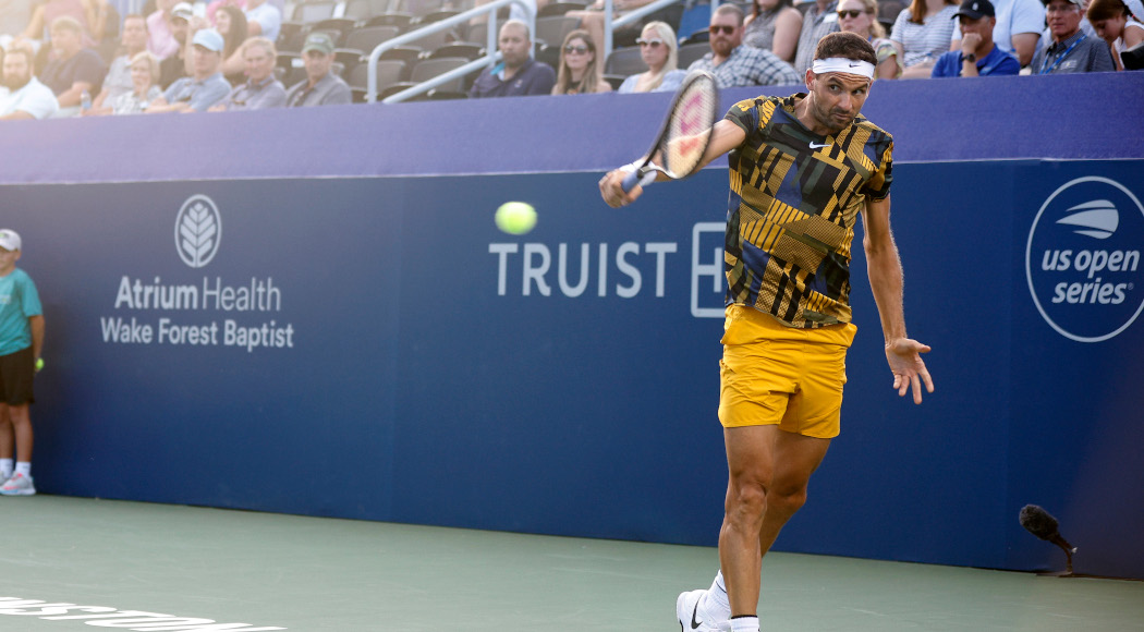 Top seed Dimitrov forced to retire against Thiem in Winston-Salem