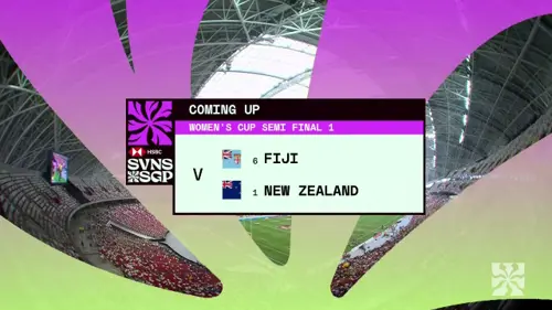 Fiji v New Zealand | Highlights | SF1 | World Rugby HSBC Women's Sevens Series Singapore
