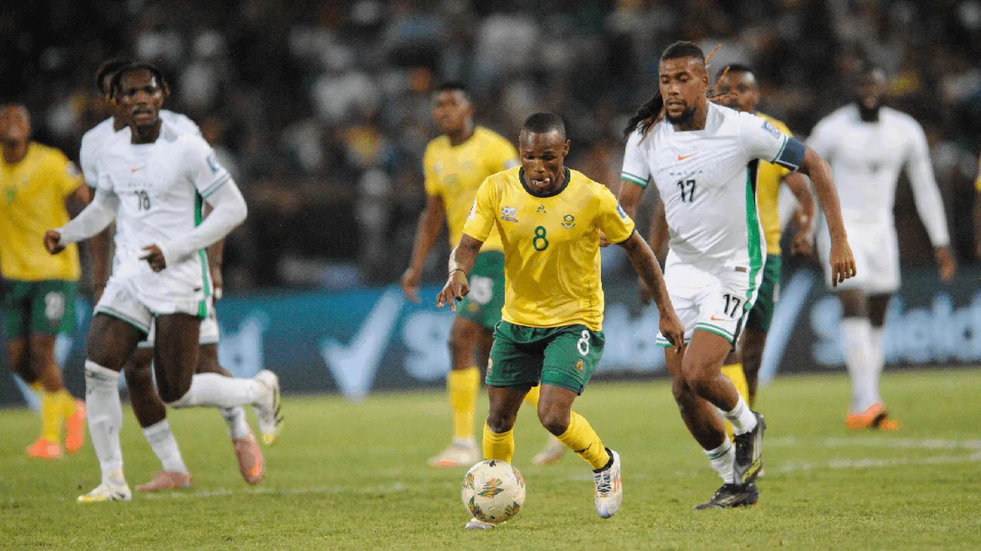 Bafana v Super Eagles goals in English