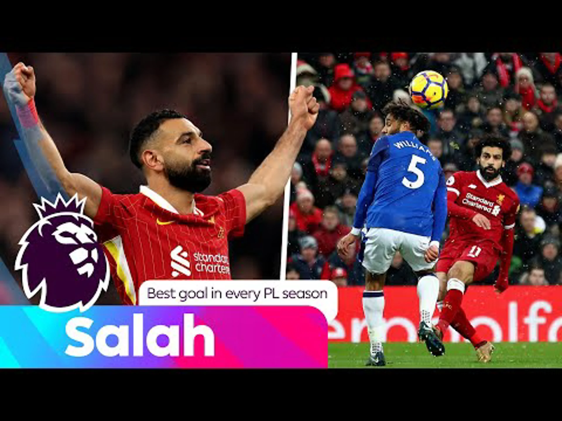 KING! The best Mo Salah goal in every PL season he's played at Liverpool!