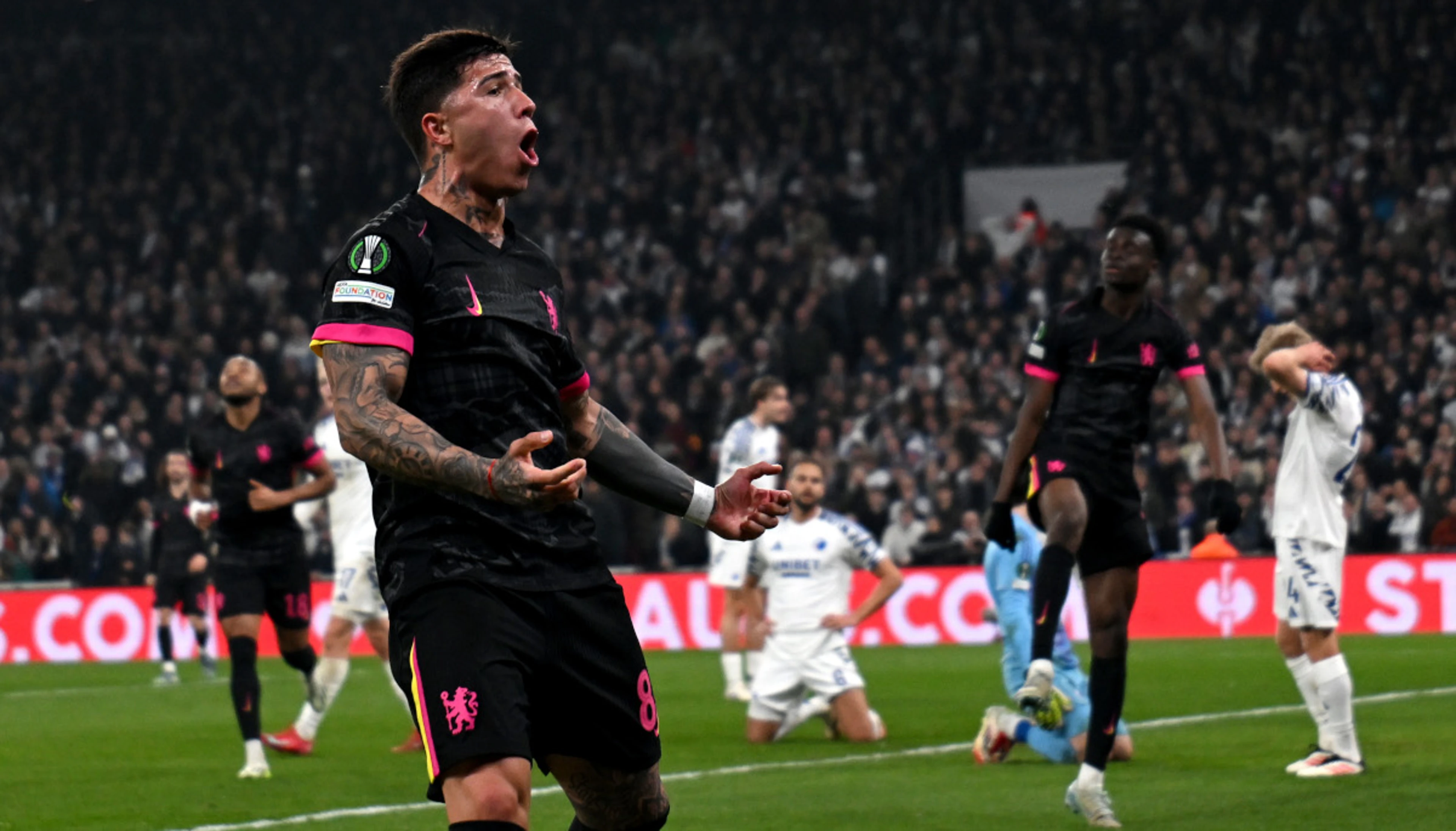 Chelsea edge Copenhagen in Conference League last-16 first leg