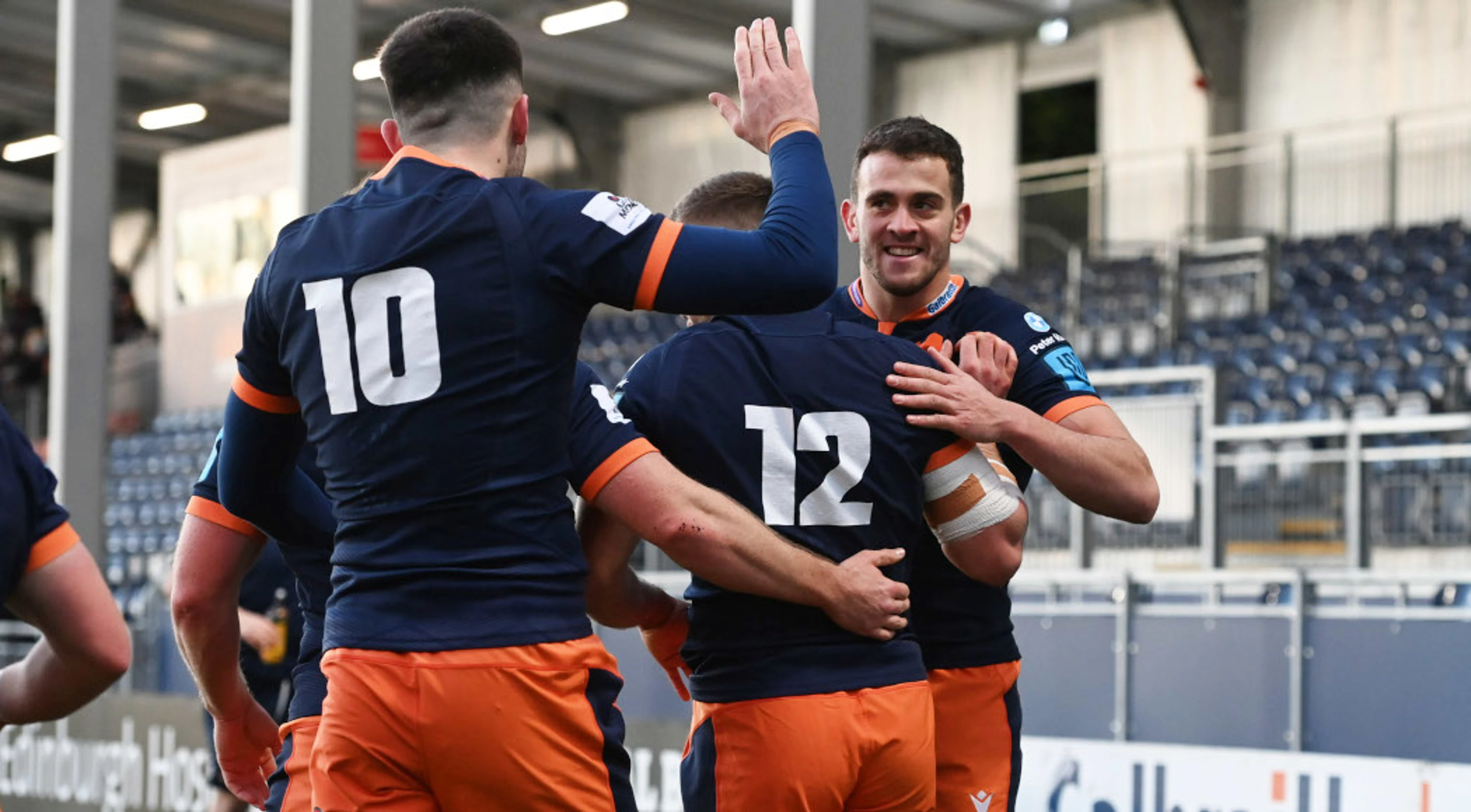 Edinburgh pack side with South Africans