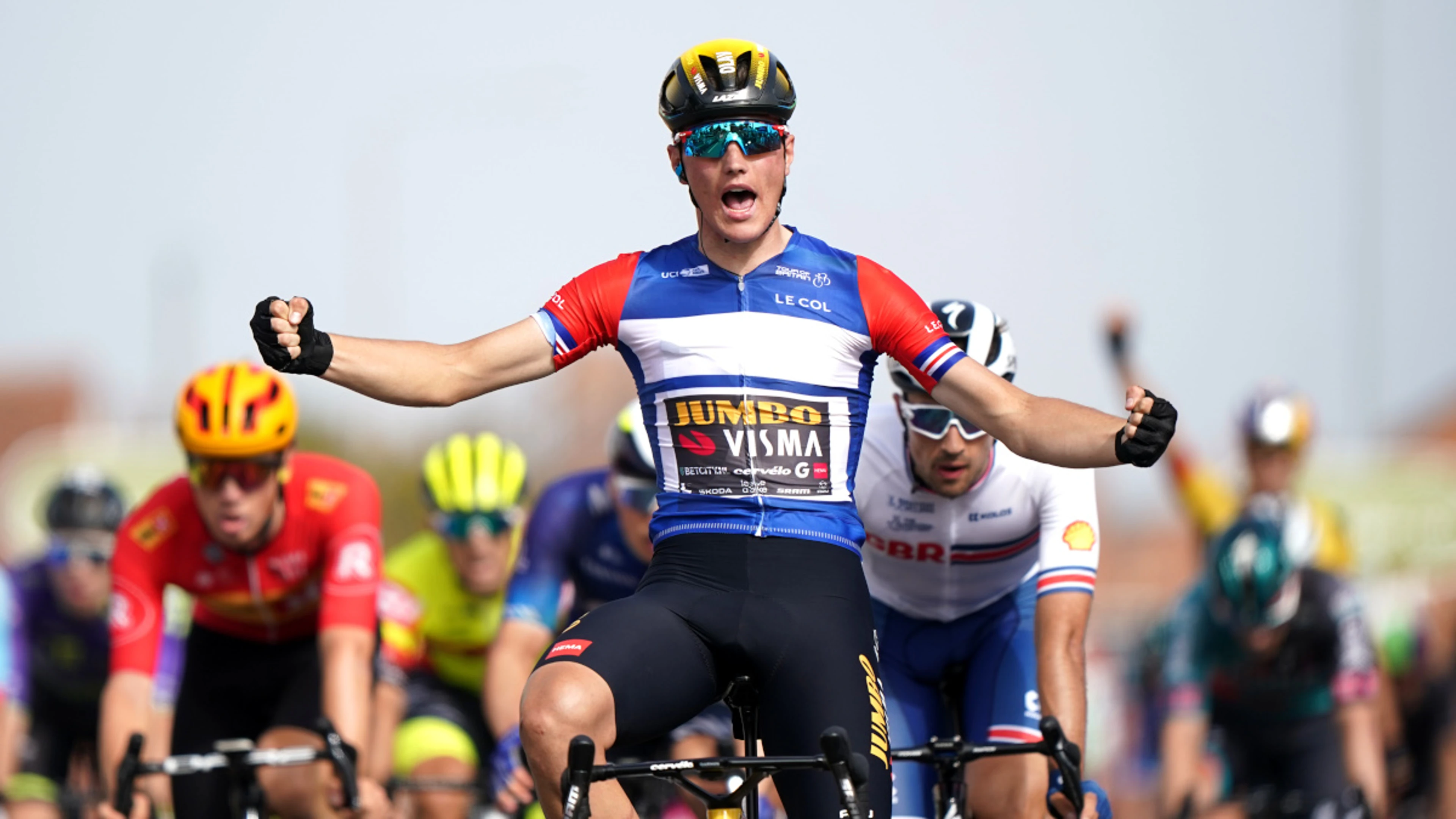 Kooij ties Tour of Britain record with fourth straight stage win