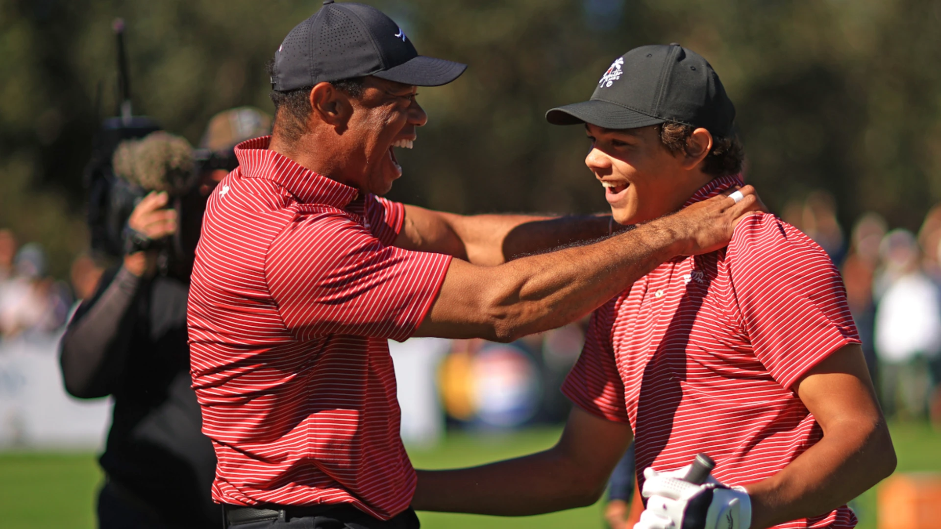 Tiger Woods' son Charlie hits his first hole-in-one