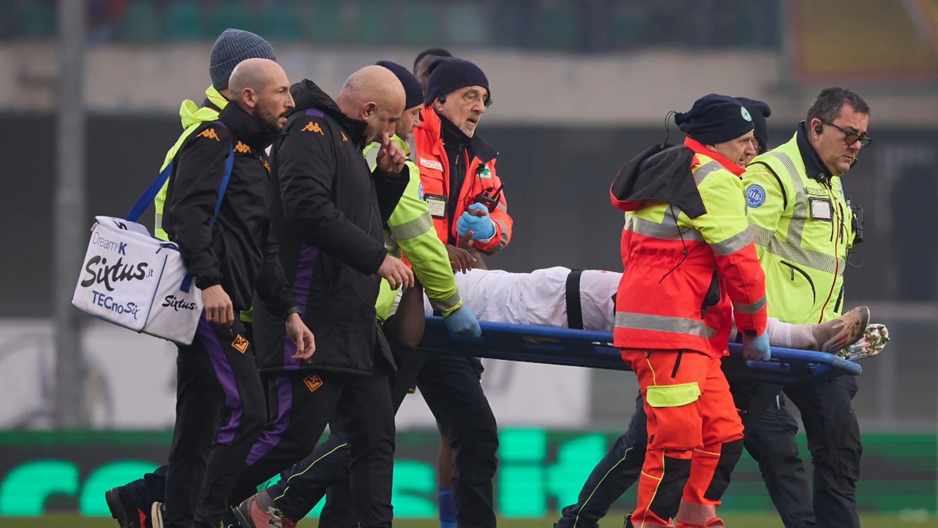 Italy striker Kean discharged from hospital after collapse