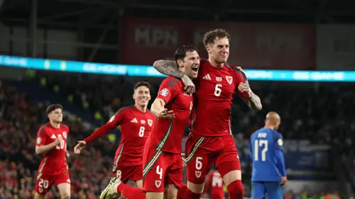 Wales sink Finland to book playoff final clash with Poland