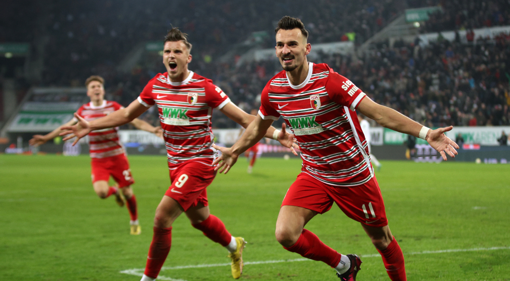 Berisha fires Augsburg to home win over Leverkusen