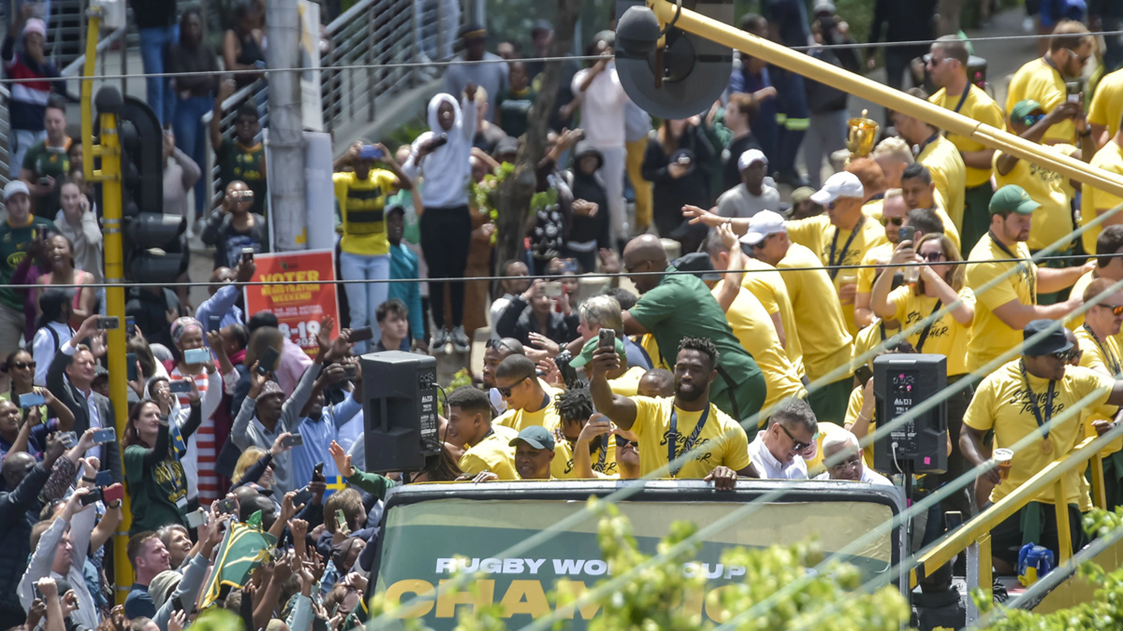 Springboks hail diversity in homecoming World Cup victory tour