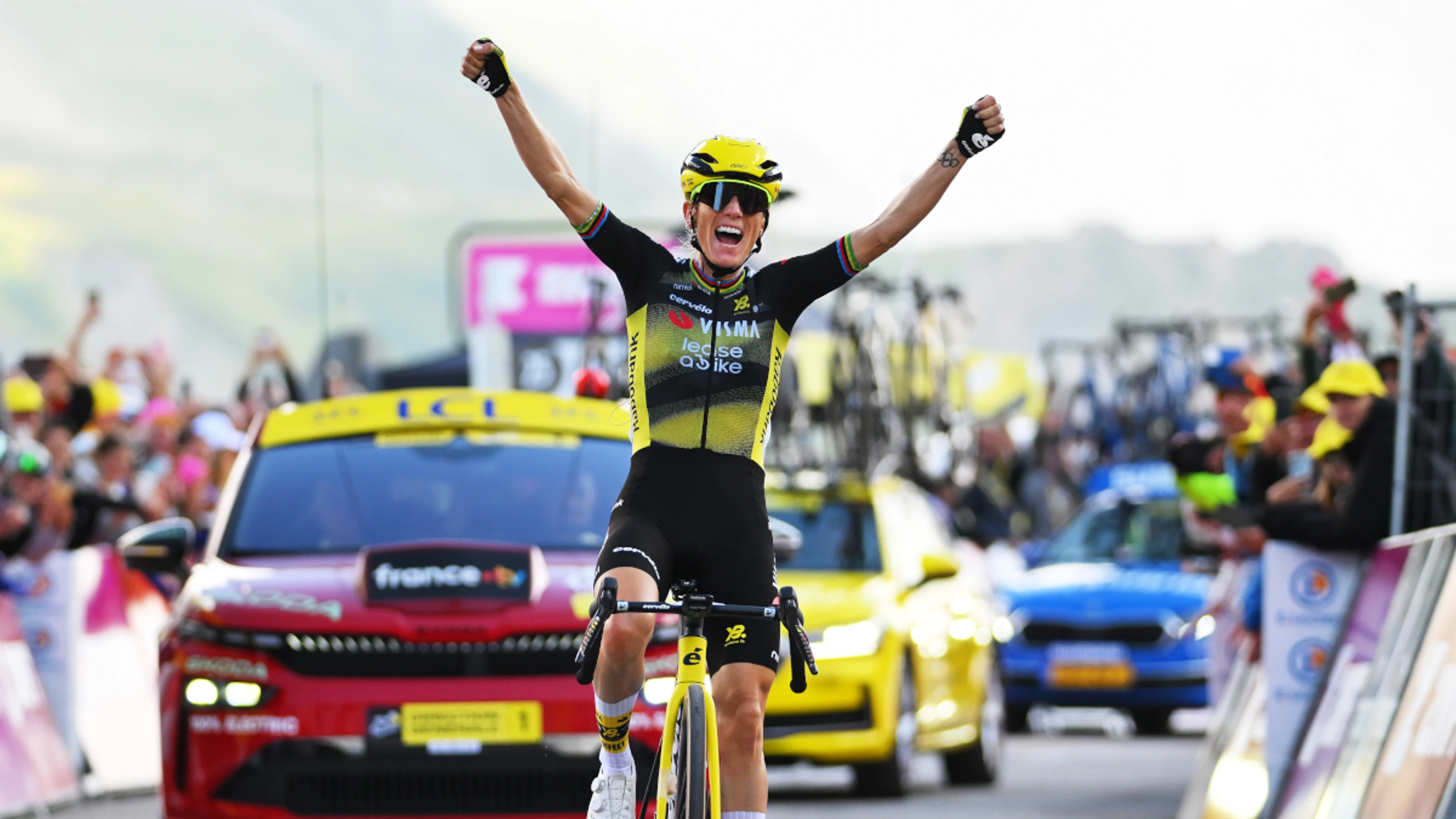 Home hero Ferrand-Prevot in epic climb to Tour de France lead