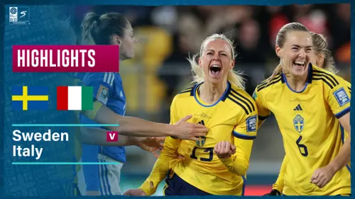 Sweden v Italy | Match Highlights | FIFA Women's World Cup Group G