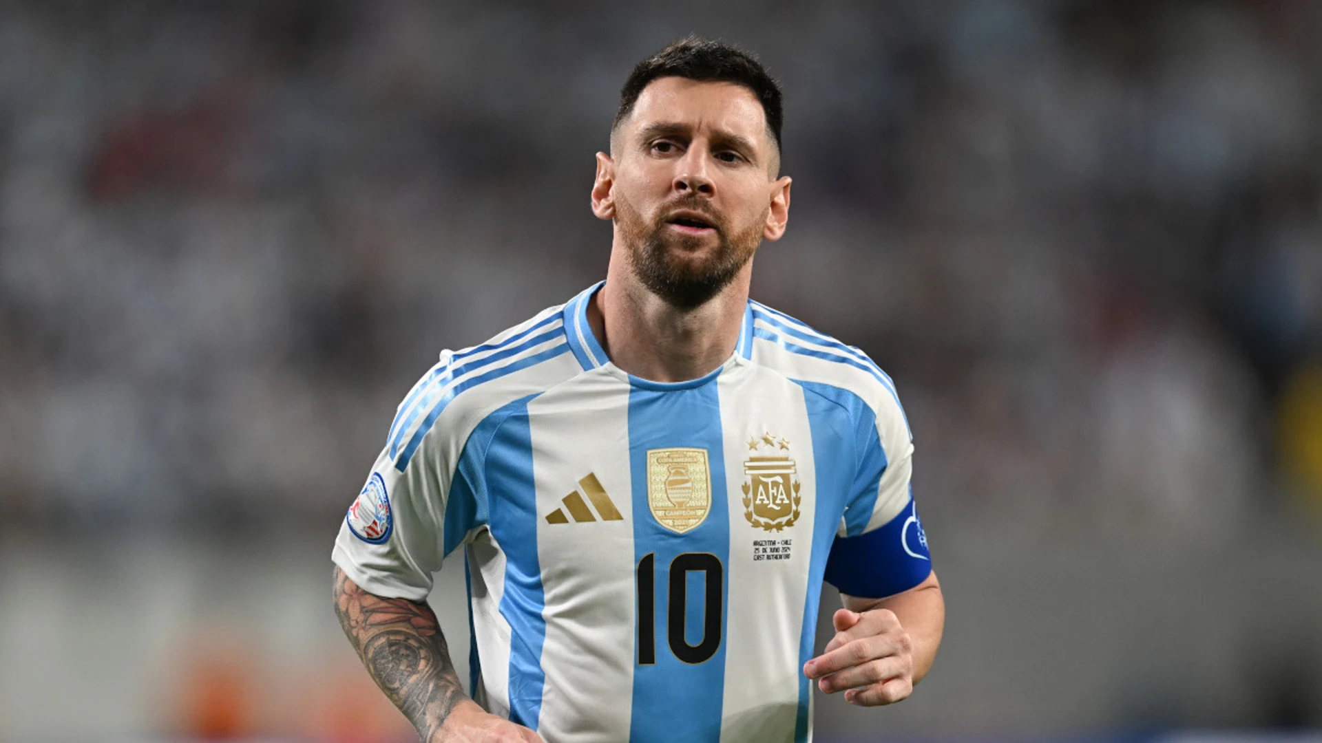 Injured Messi absent from Argentina squad for qualifiers