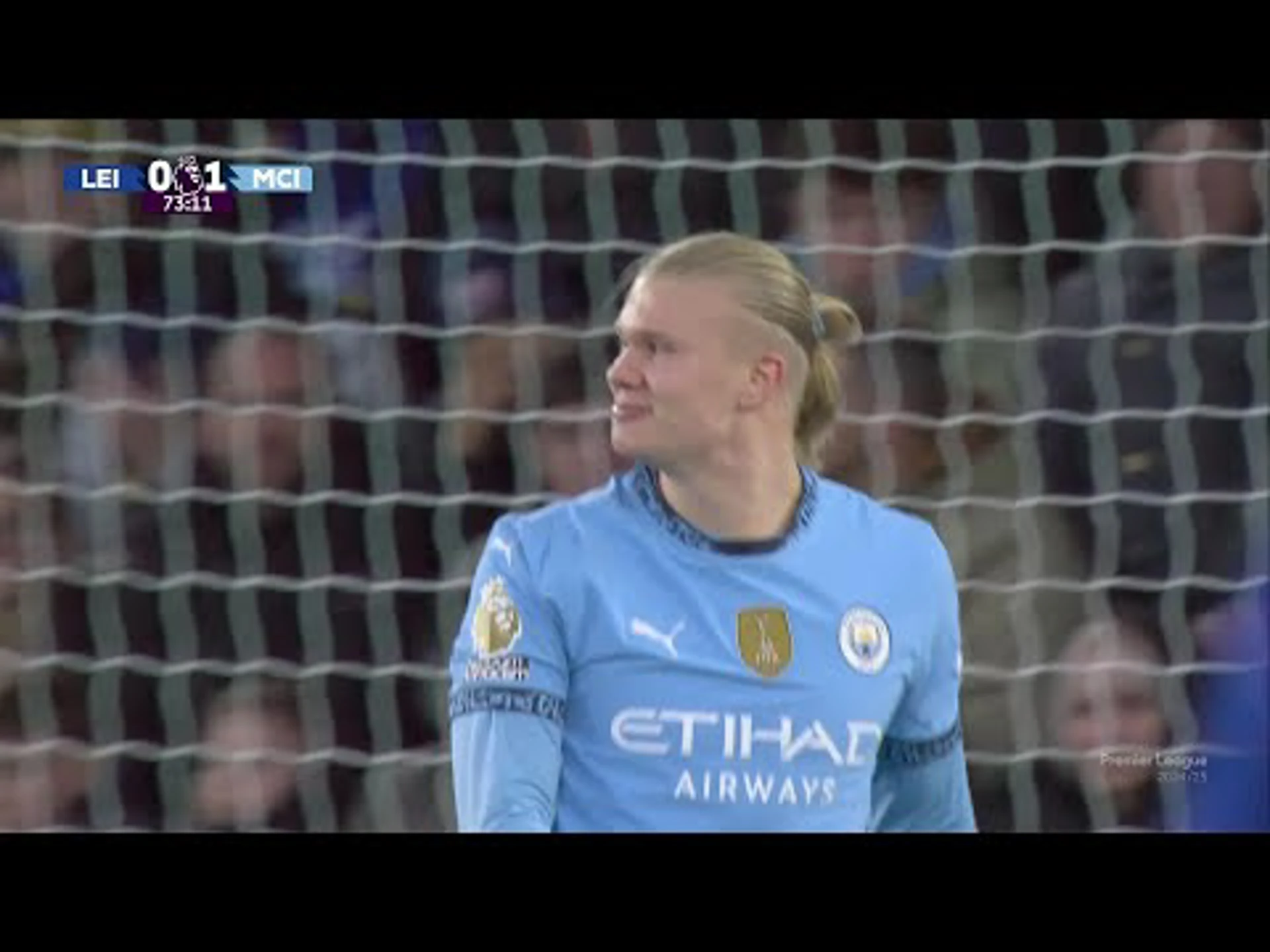 Erling Haaland | 74ᵗʰ Minute Goal v Leicester City