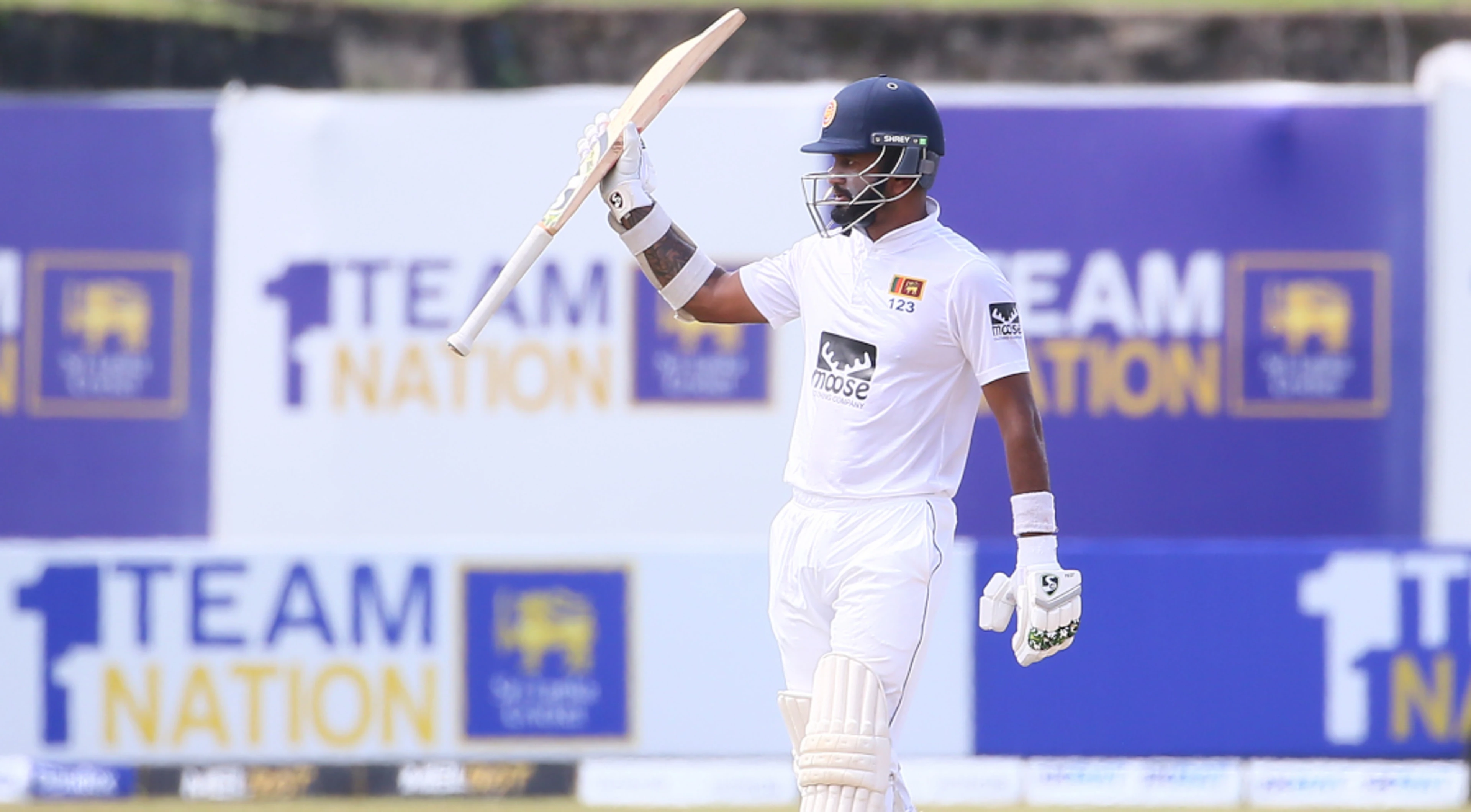 Karunaratne, Madushka hit tons as Sri Lanka pile on runs