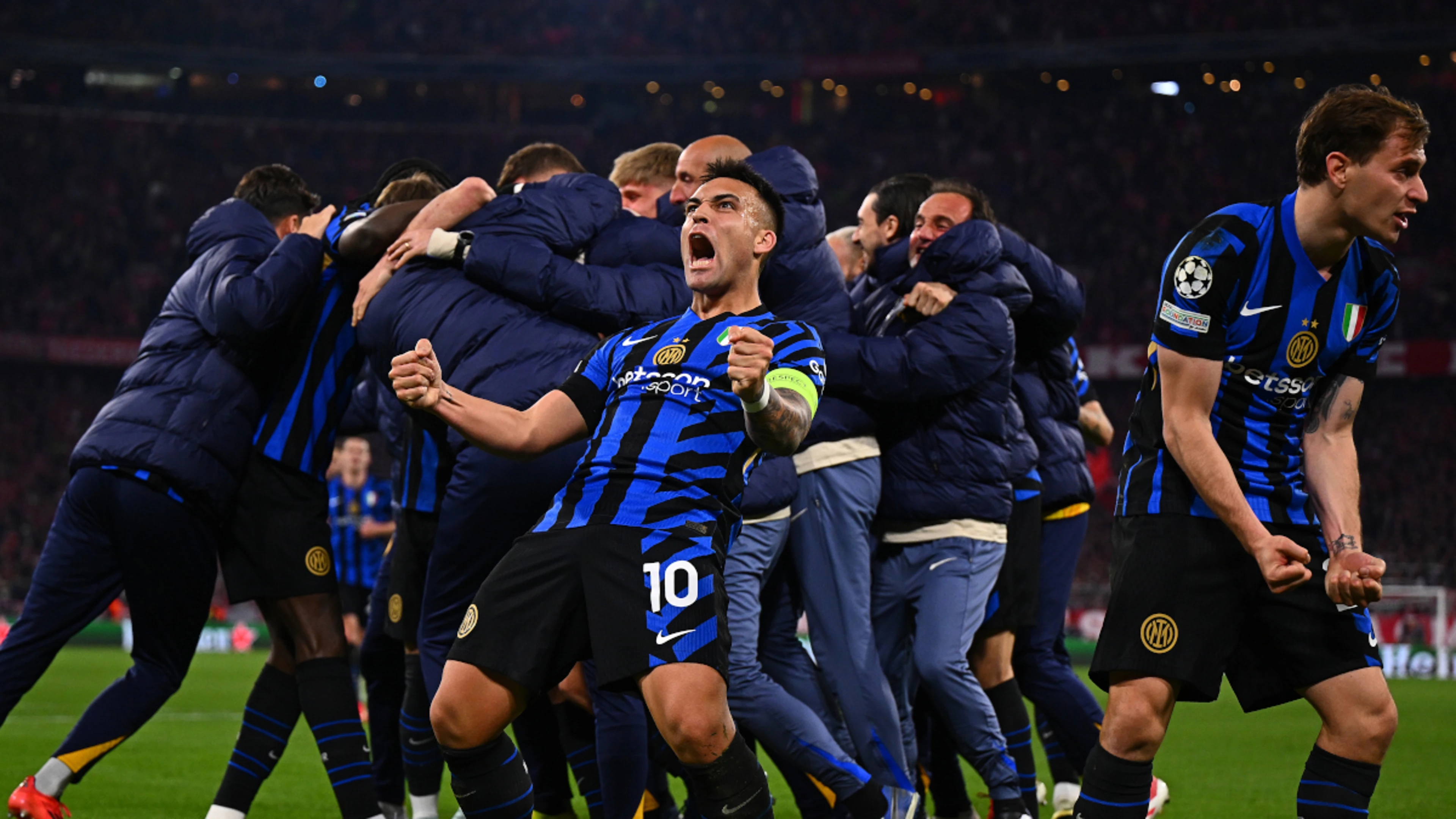 Late Frattesi strike gives Inter edge over Bayern in Champions League
