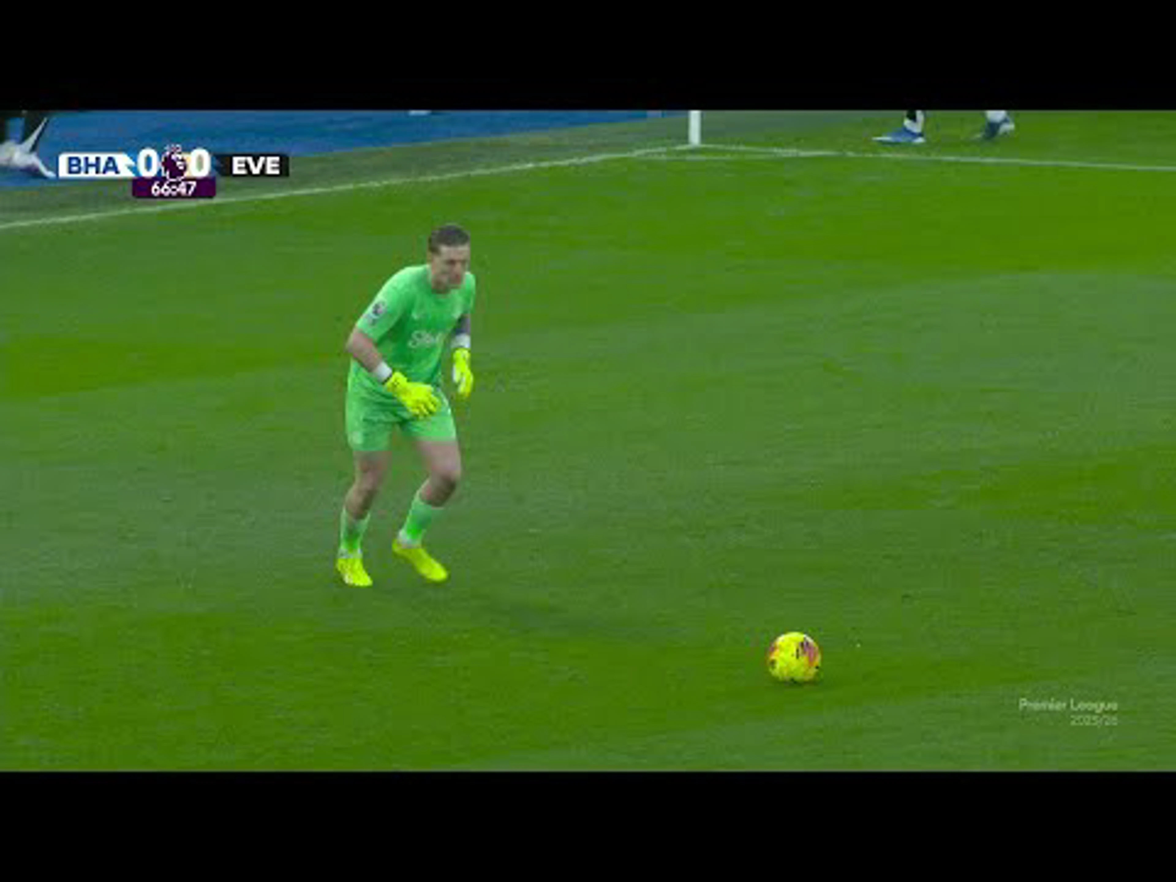 Bart Verbruggen | 67ᵗʰ Minute Spectacular Gk Save v Everton