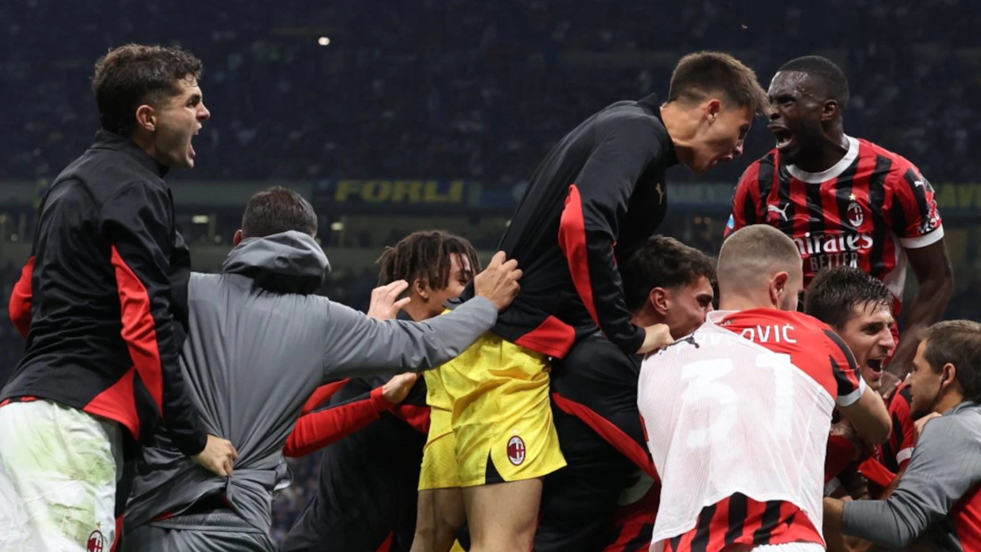 Gabbia ends AC Milan's derby pain with late winner against Inter