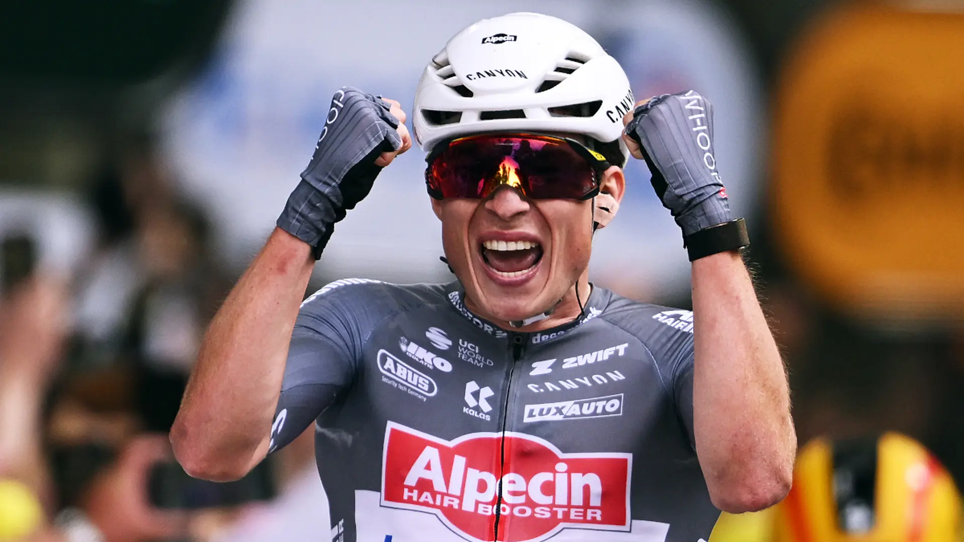 Belgian Philipsen wins opening stage of Tour de France