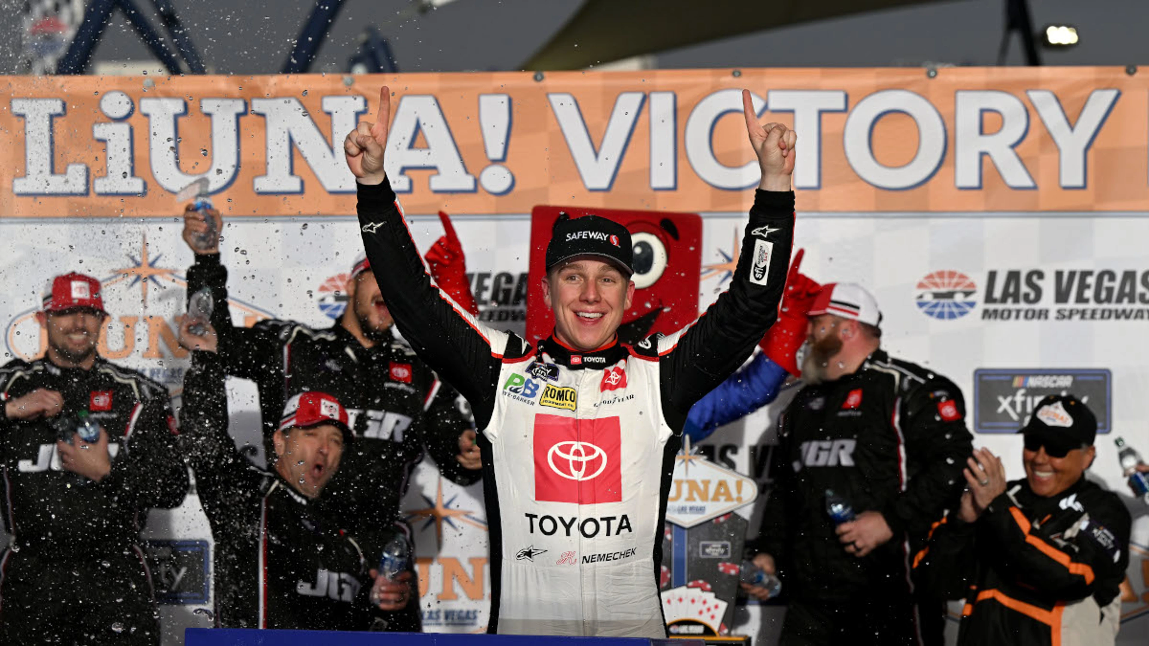 Nemechek wins in Las Vegas for 10th career victory
