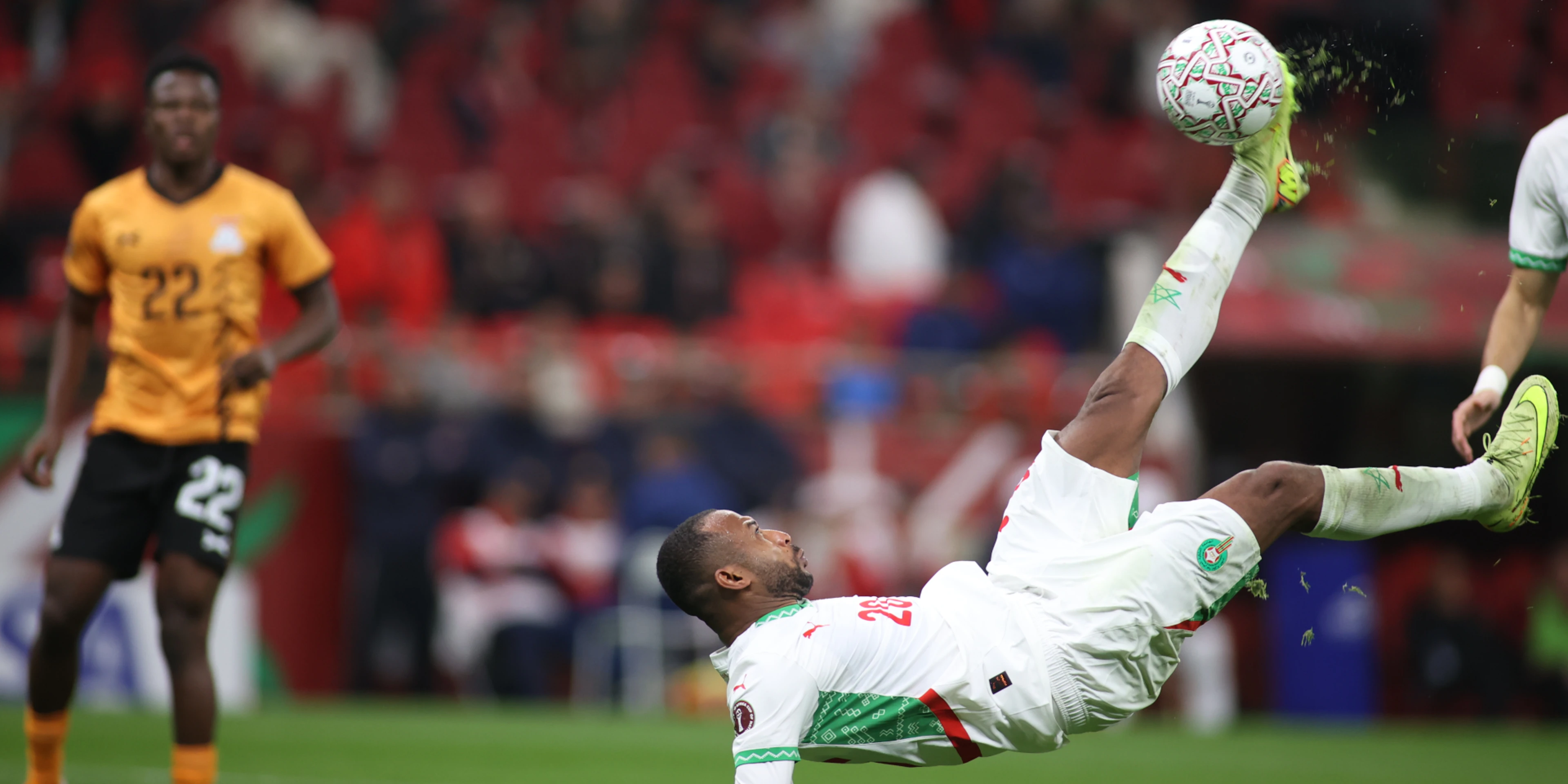 Bicycle kick king El Kaabi is new AFCON hero for hosts Morocco