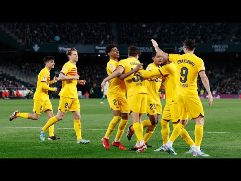 Real Betis V FC Barcelona | Match Highlights | Matchday 21 | La Liga ...