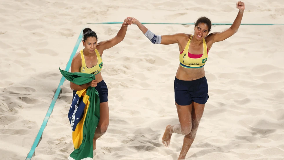 Brazil wrestle to women's gold in Olympic beach volleyball SuperSport