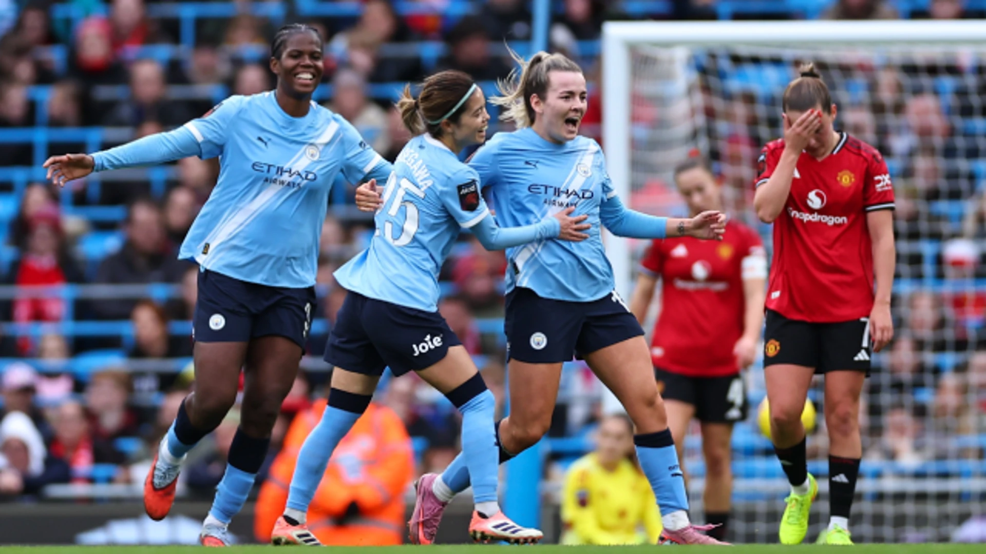 Manchester City v Manchester United | Match Highlights | Women's Super League