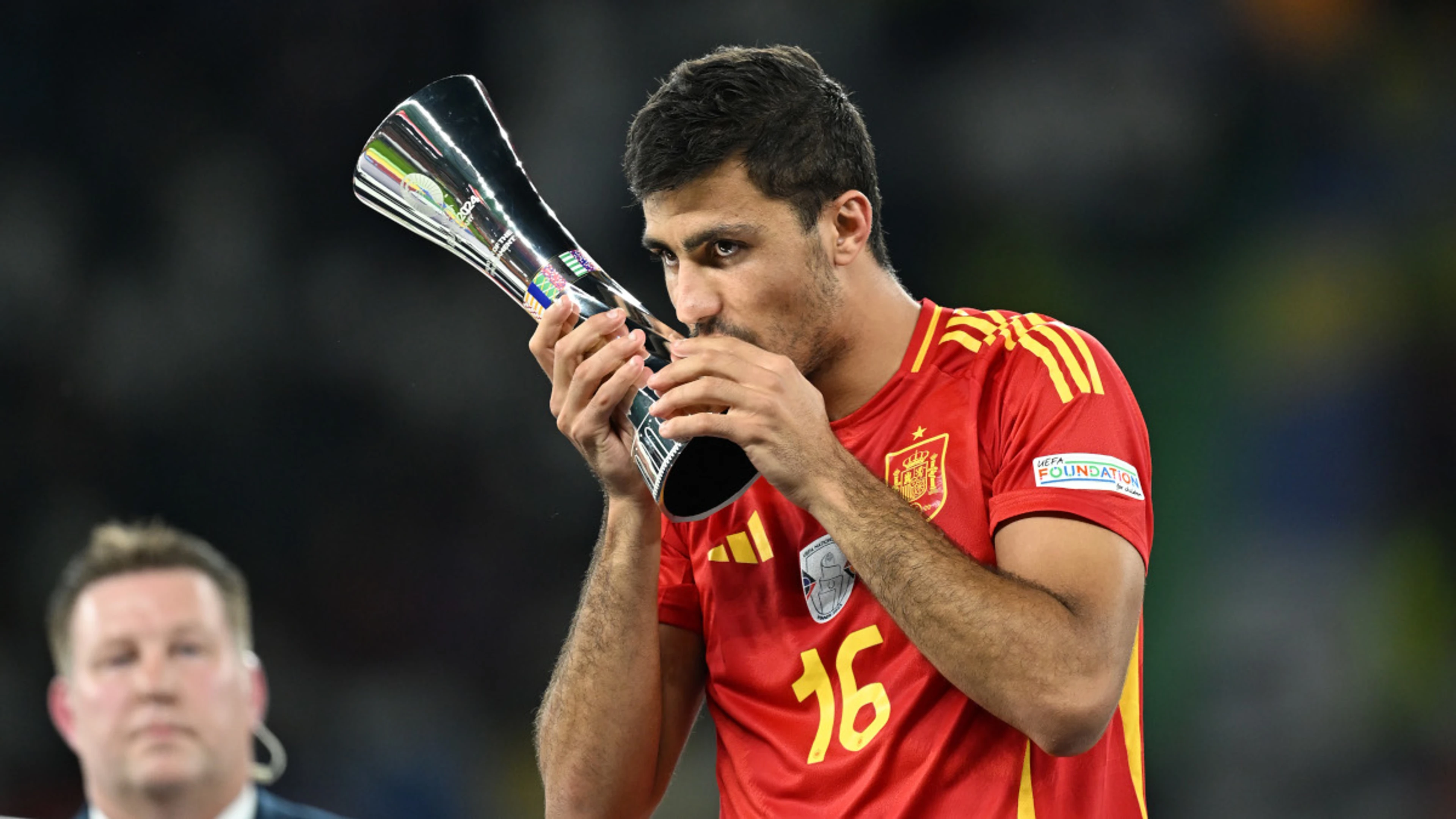 Spain's Rodri named best player of Euro 2024