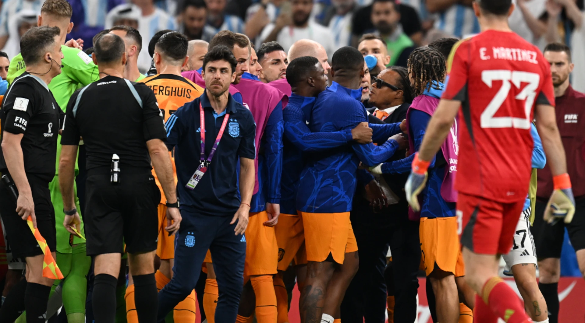 Fifa opens probe after fiery Argentina-Netherlands clash