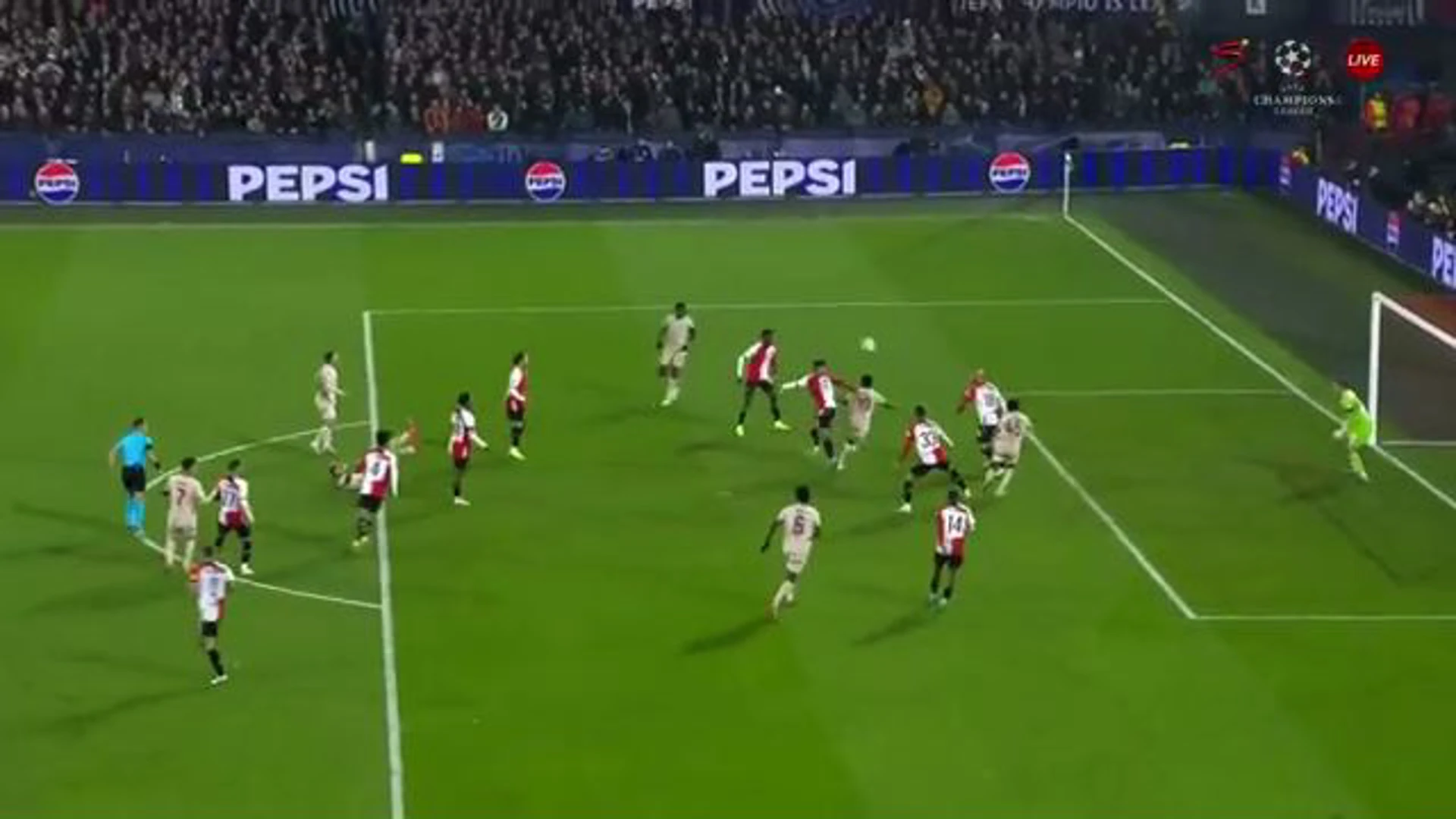 Karim Konate | Goal | Feyenoord v Salzburg