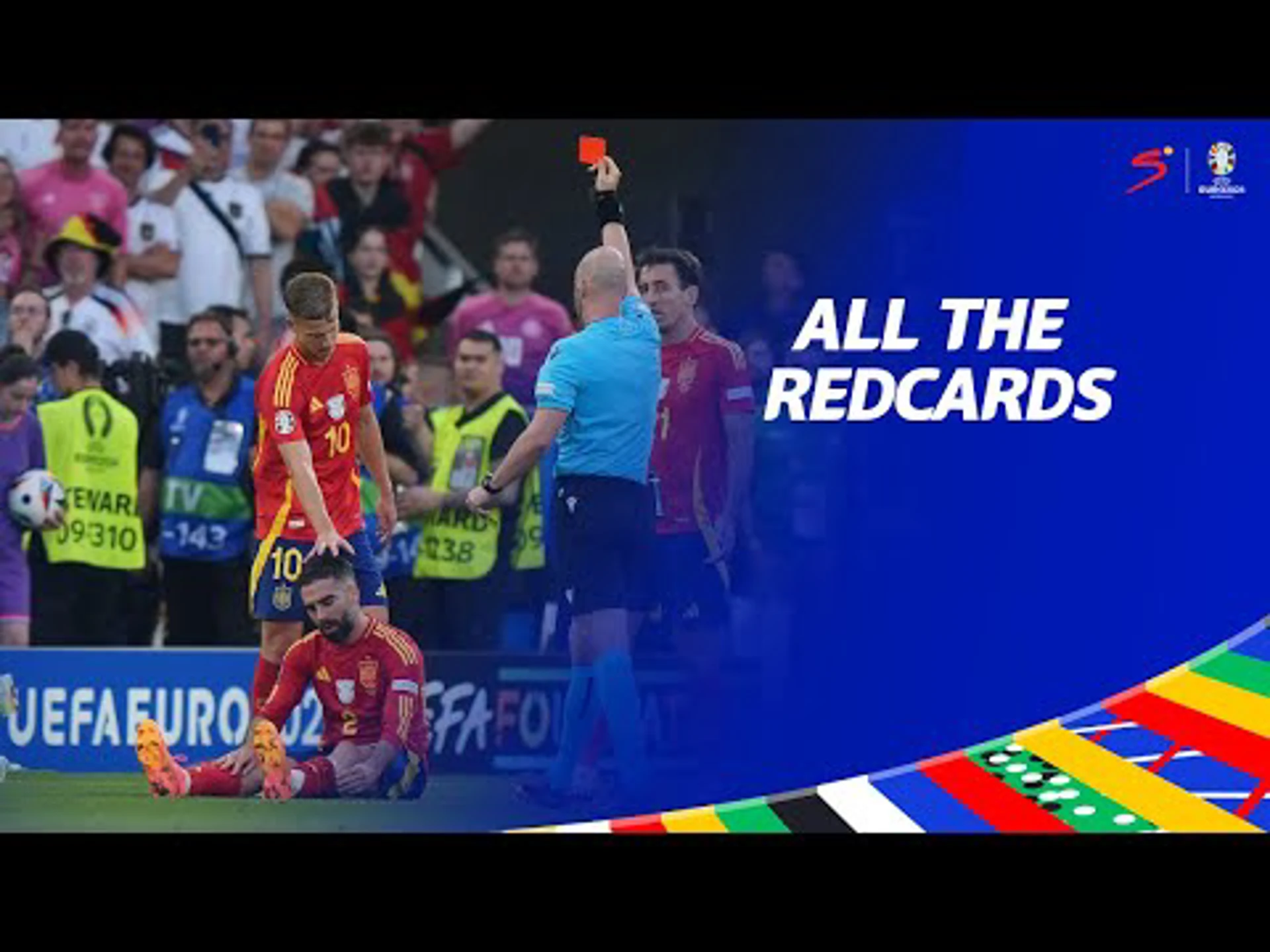 All the Red Cards of the Tournament | UEFA EURO 2024