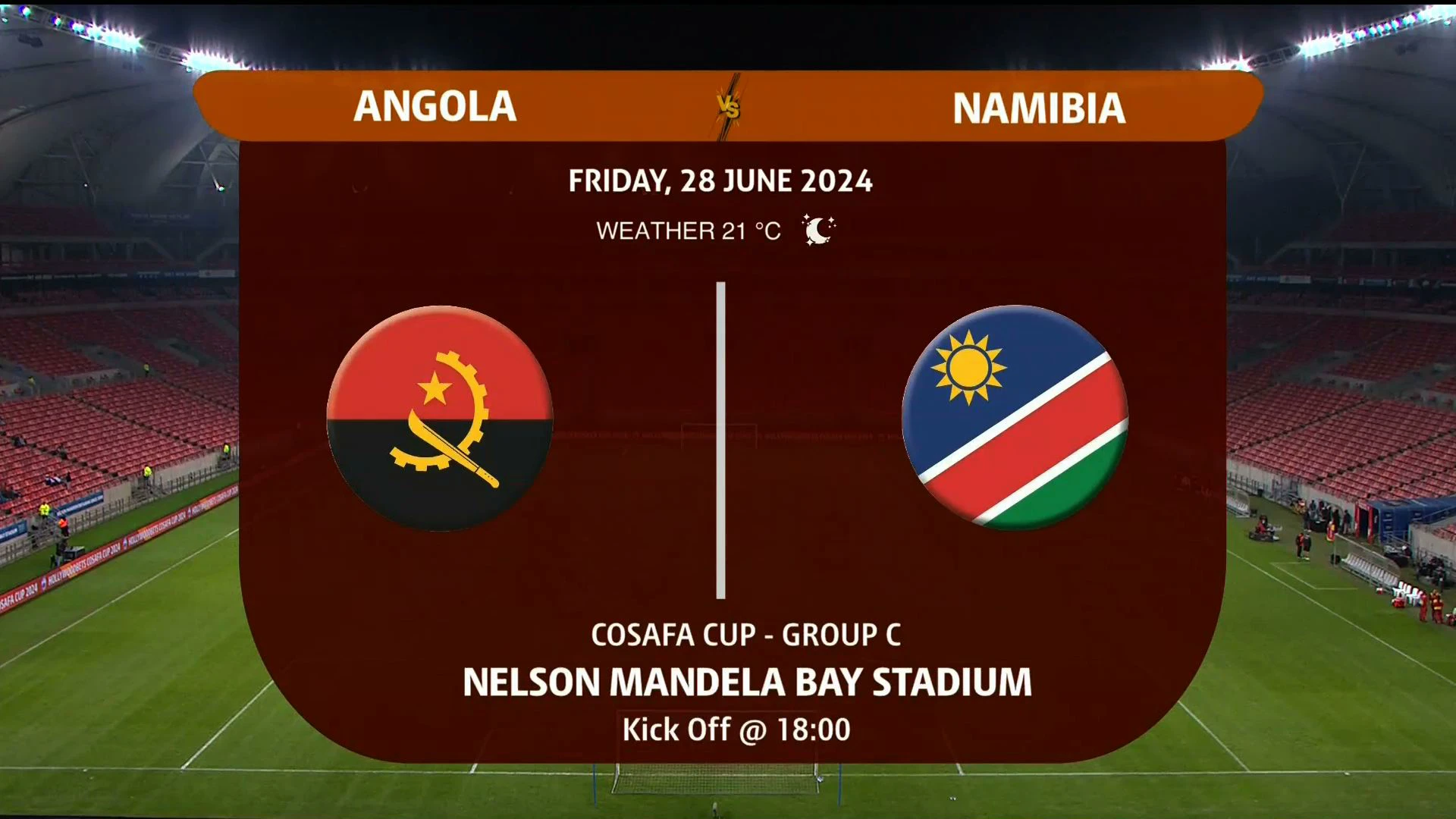 Angola v Namibia | Match Highlights | COSAFA Cup - Group C
