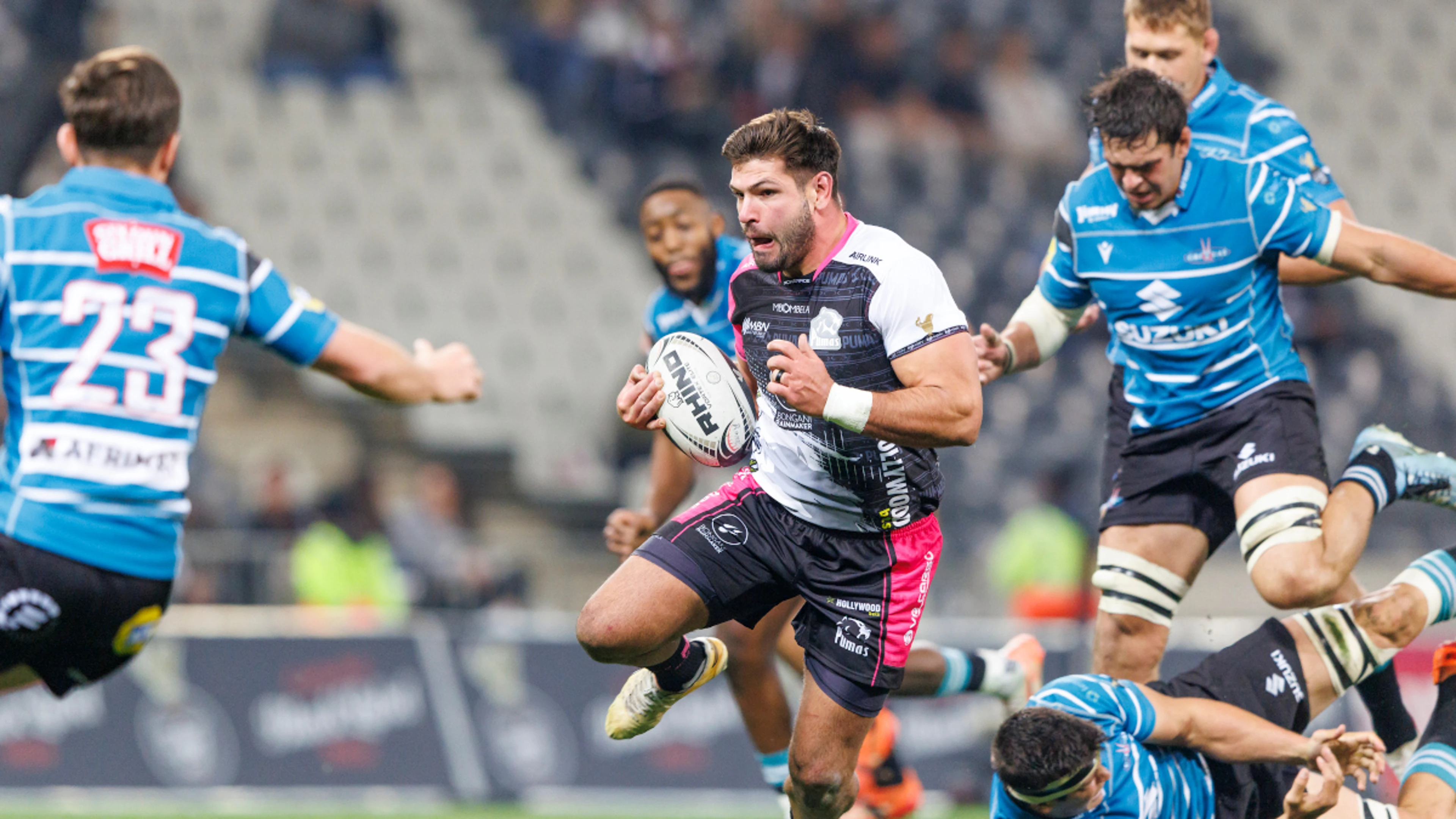 Six-try Pumas open up Currie Cup in style